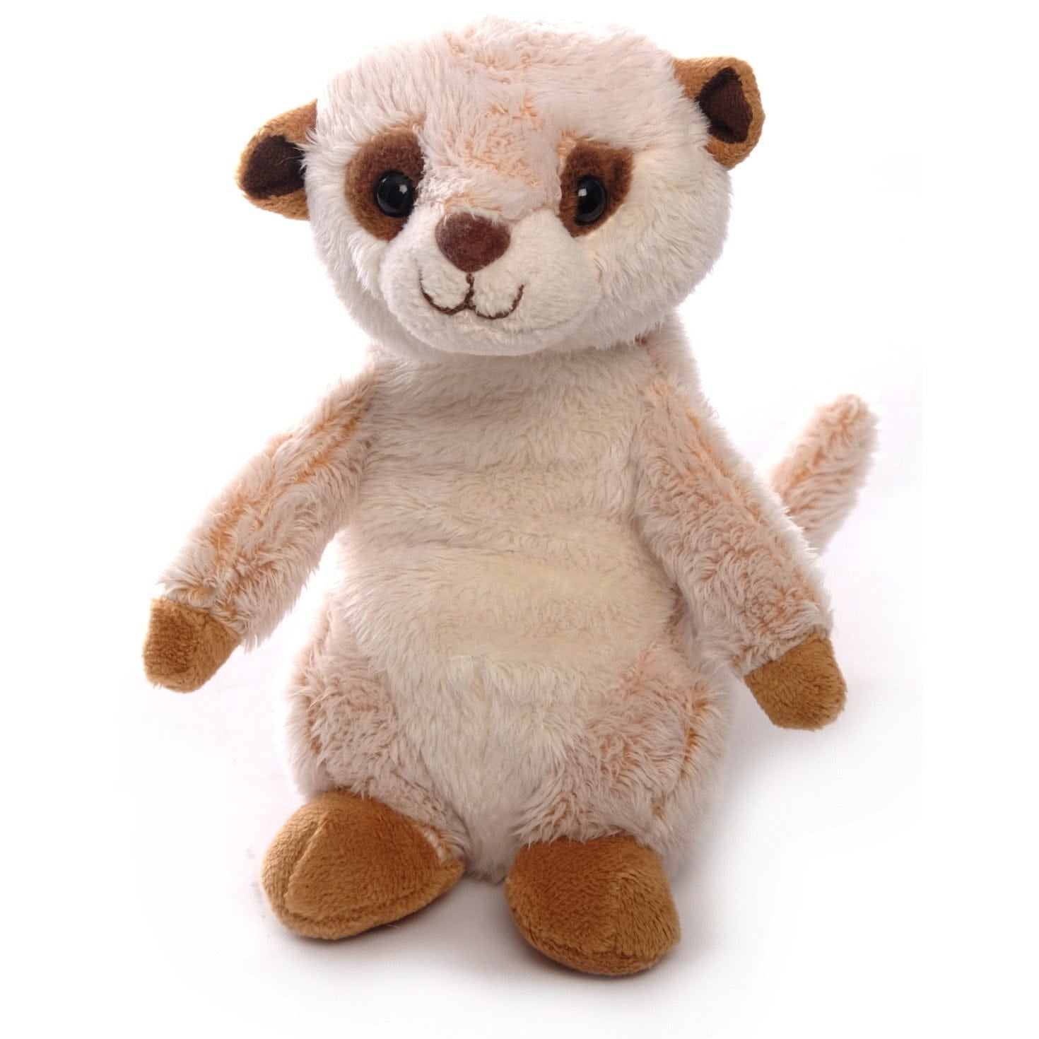 Inware stokstaartje knuffel - pluche - beige - 20 cm