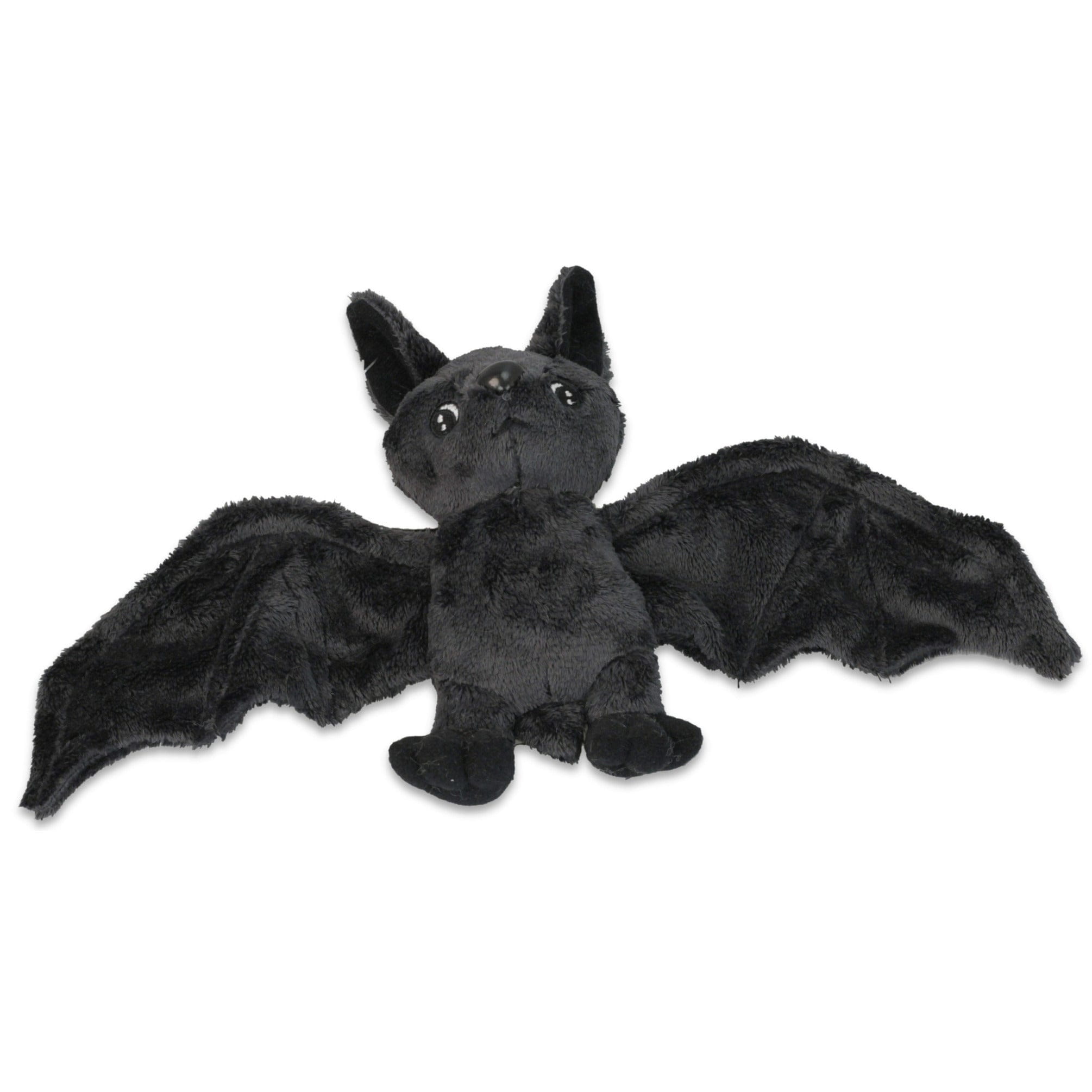 Inware vleermuis knuffel - pluche - zwart - 18 cm