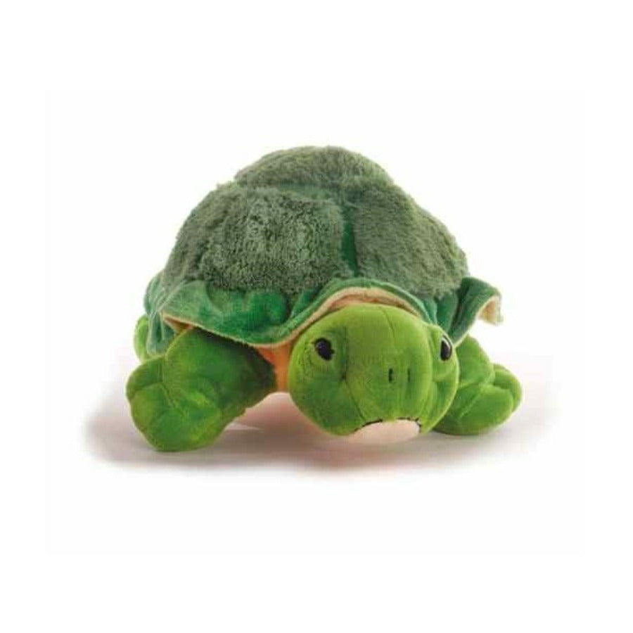 Inware pluche schildpad knuffel - groen - staand - 27 cm