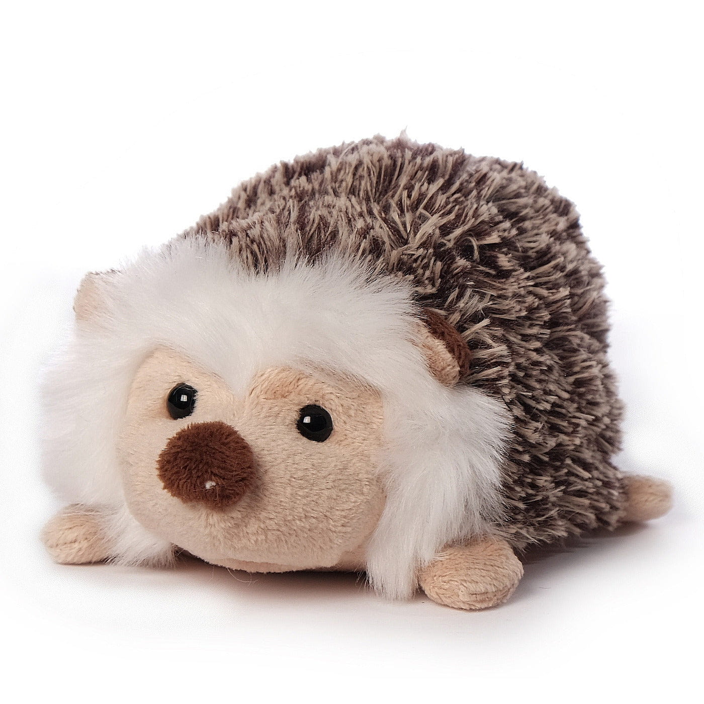 Inware egel knuffel - pluche - bruin - 14 cm