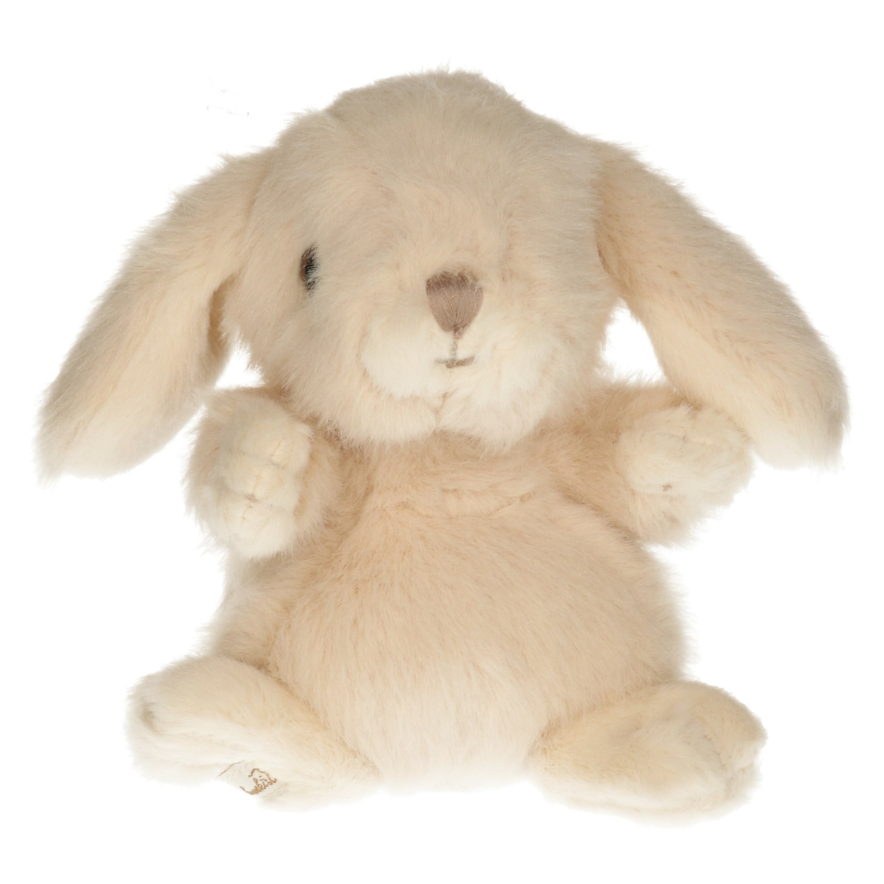 Bukowski konijn knuffel - crème wit - zittend - 15 cm