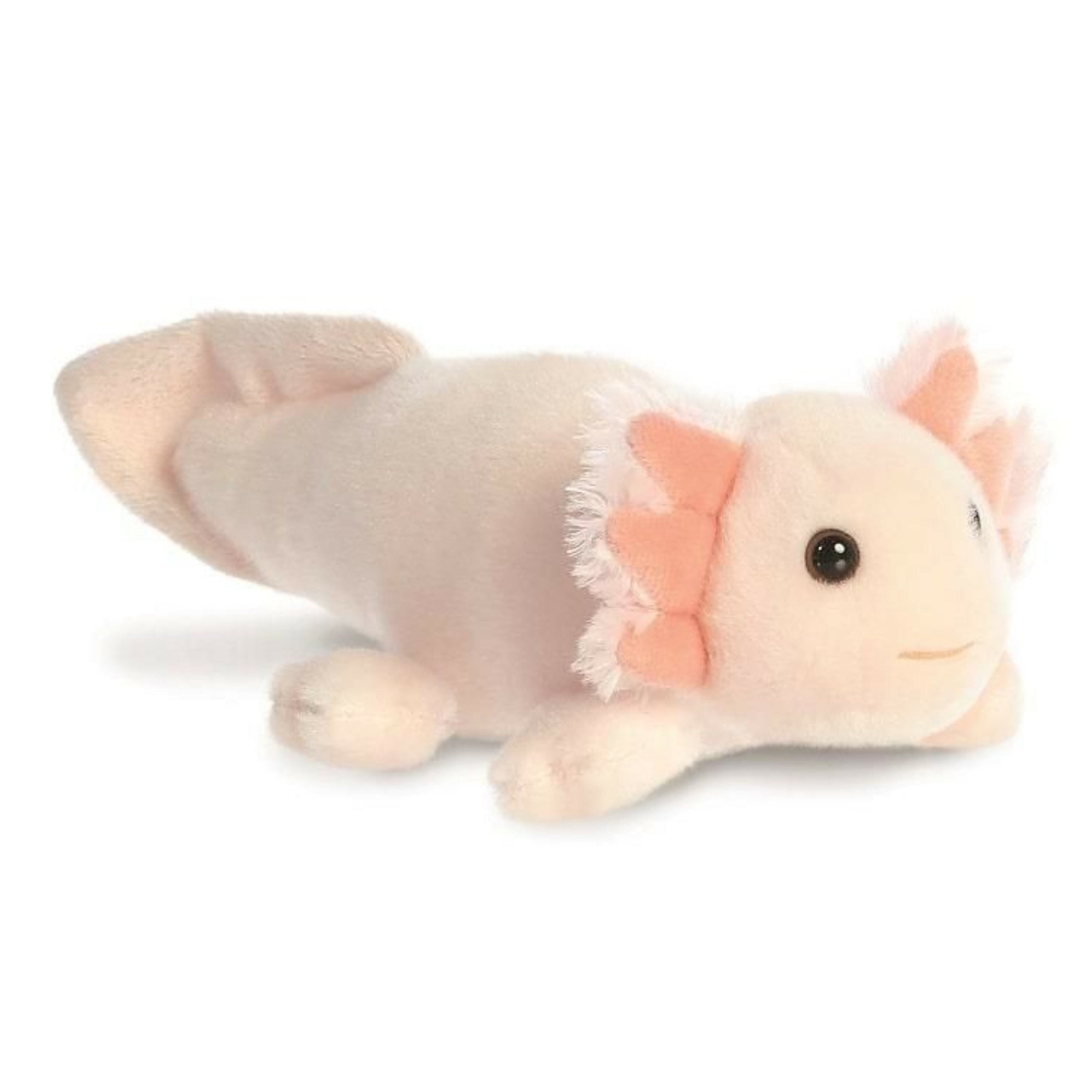 Axolotl knuffel - roze pluche - 20 cm - waterdier
