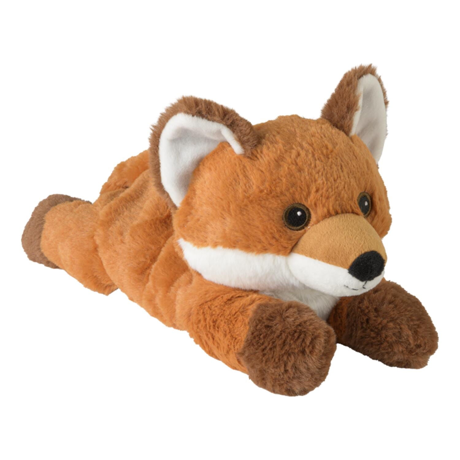 Warmies vos knuffel - bruin - 33 cm - magnetronknuffel