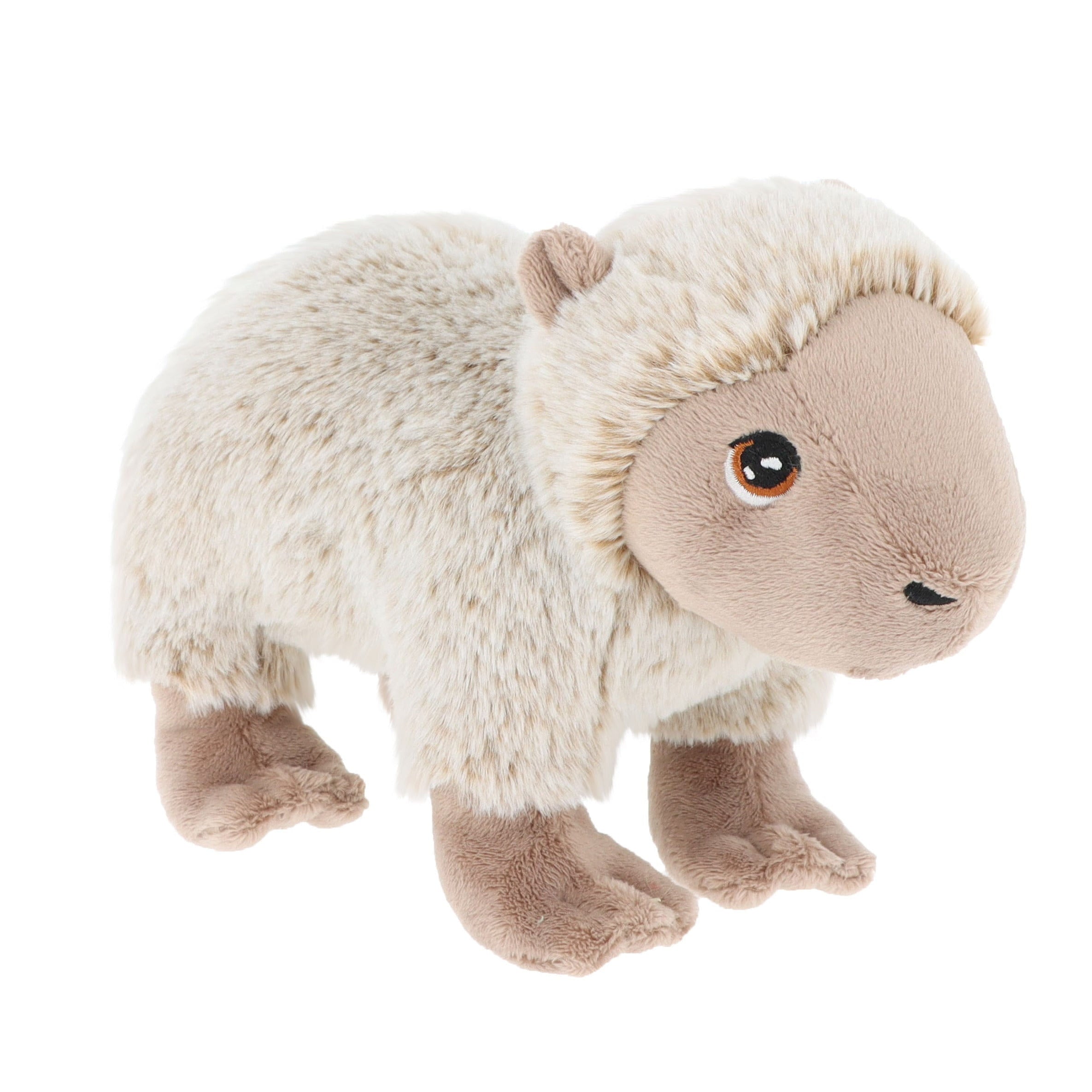 Keel Toys capybara knuffel - pluche - grijs - 20 cm