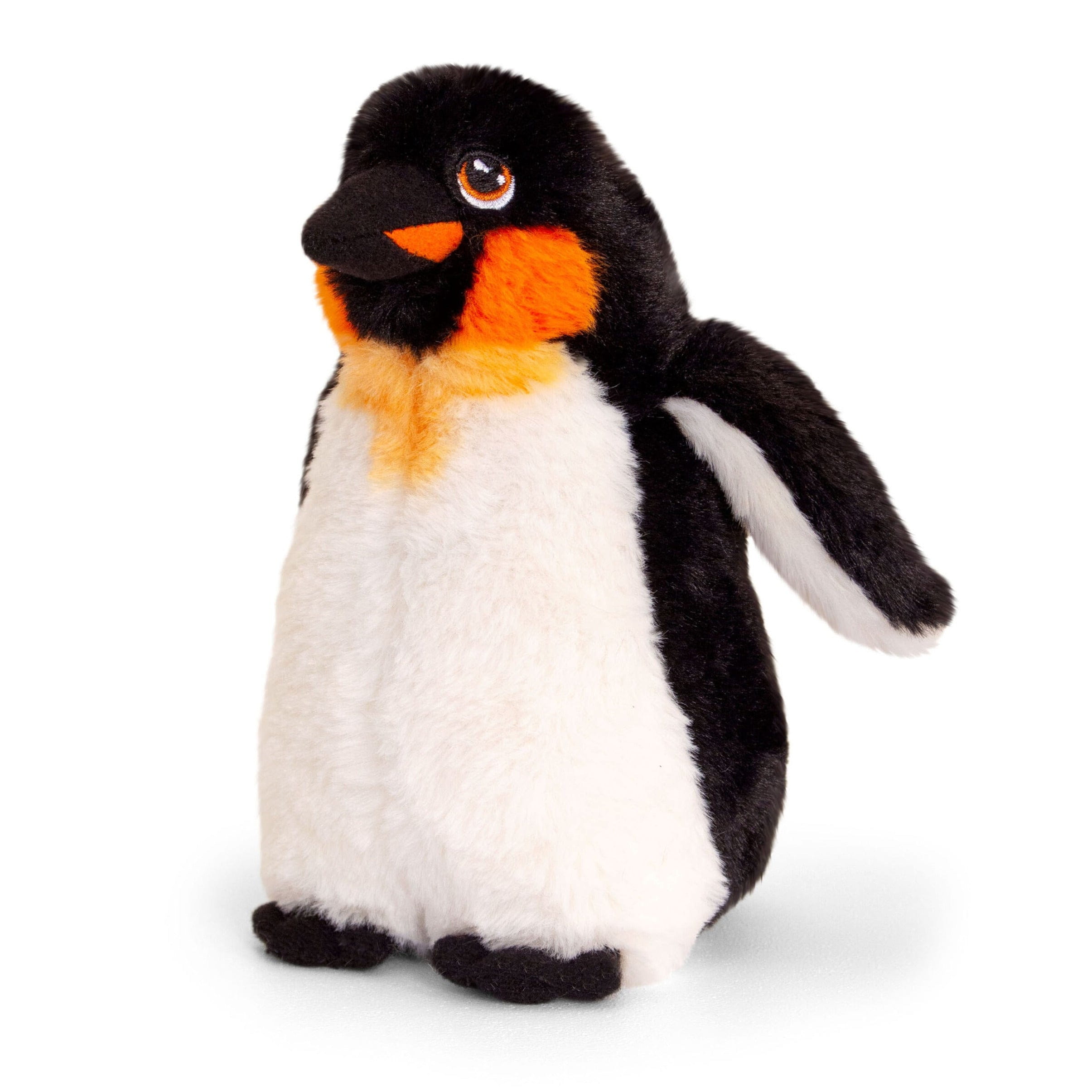Keel Toys keizerspinguin knuffel - pluche - wit/zwart - 20 cm