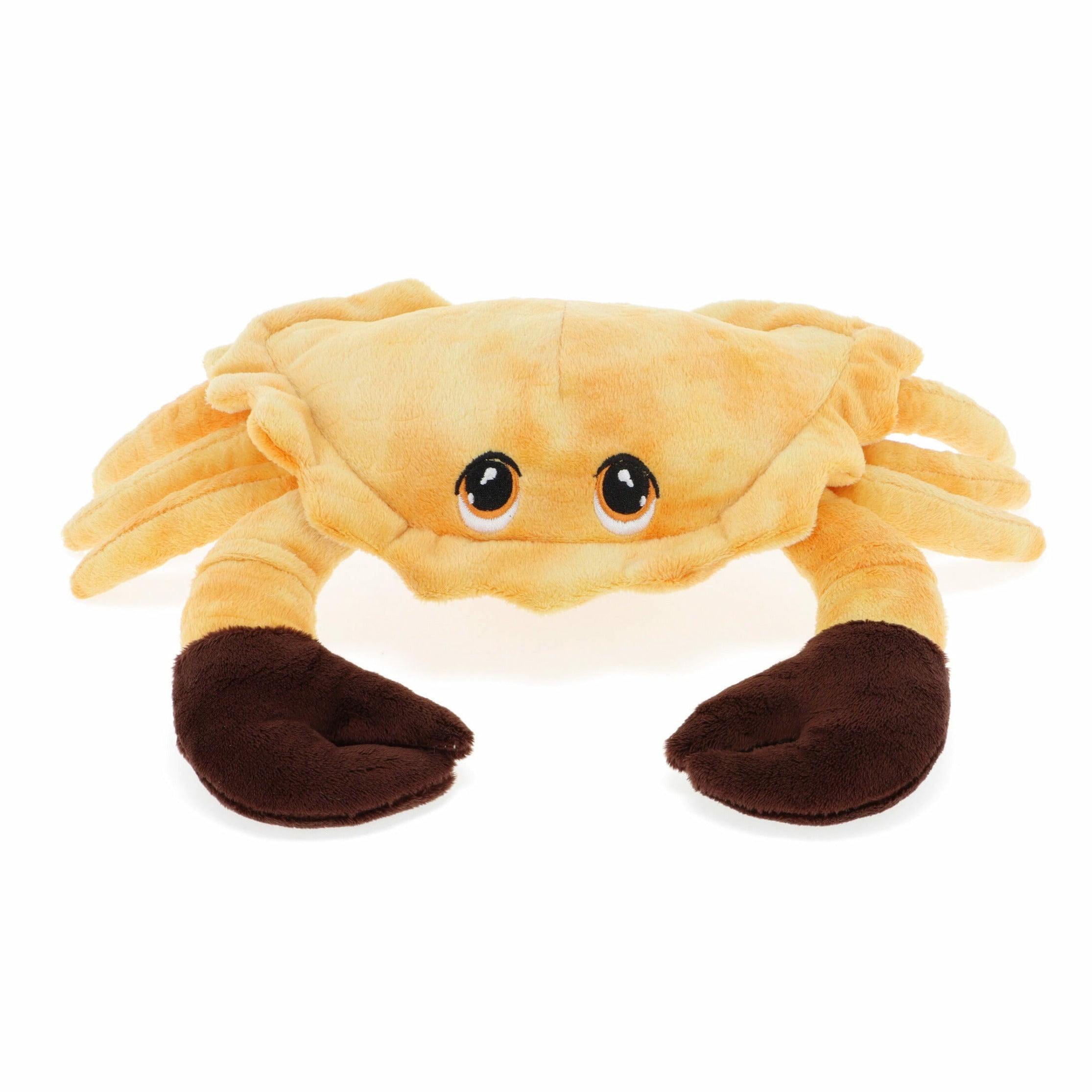 Keel Toys krab knuffel - lichtbruin - lopend - 25 cm