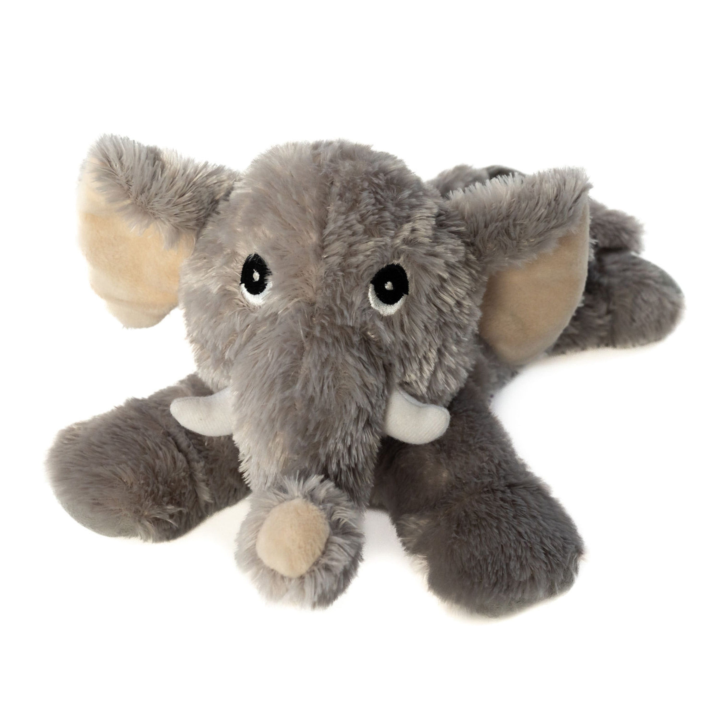 Habibi olifant warmteknuffel - grijs - 35 cm - magnetron