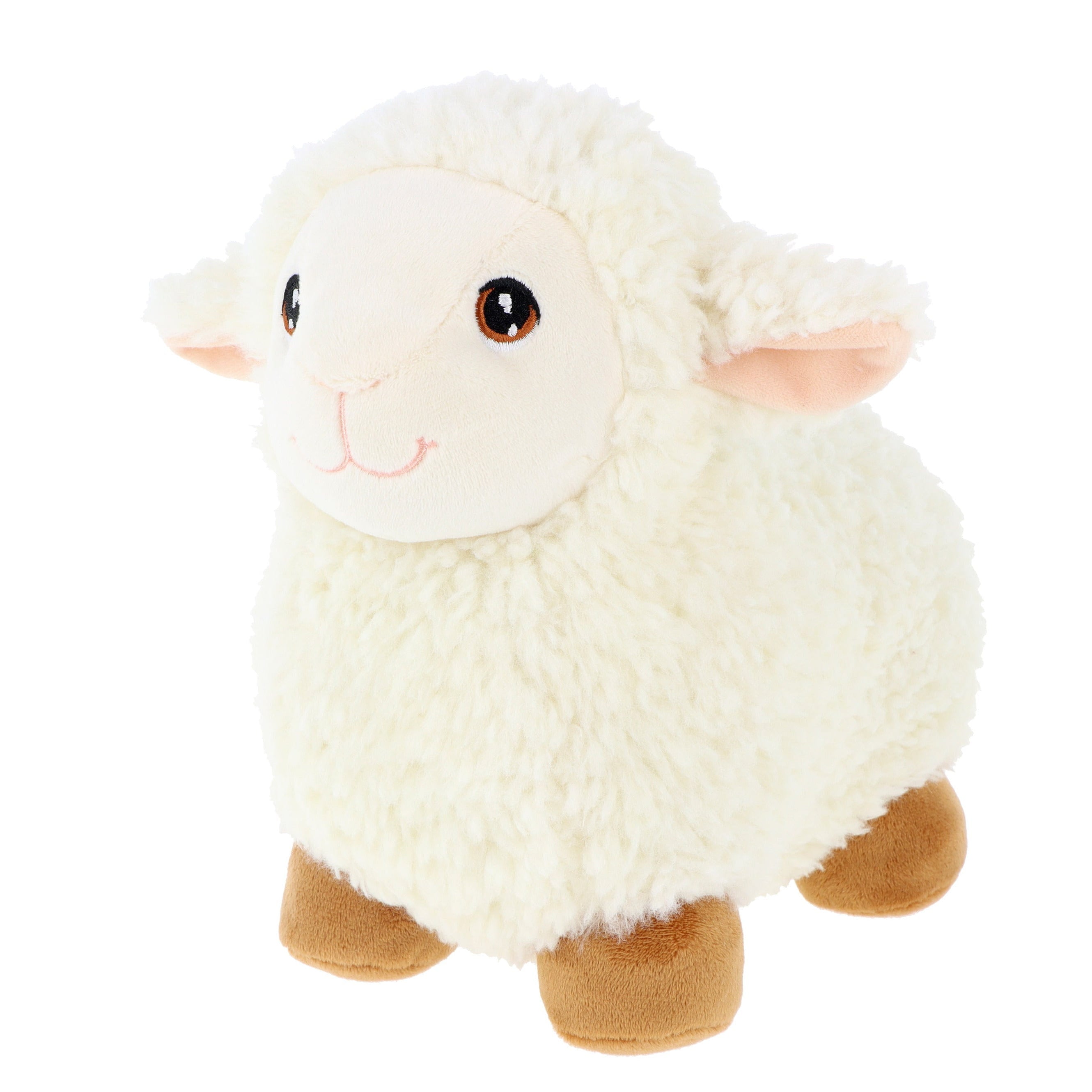 Keel Toys schaap/lammetje knuffel - wit - lopend - 18 cm