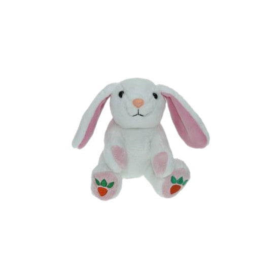 Cornelissen konijn knuffel - pluche - wit - 14 cm