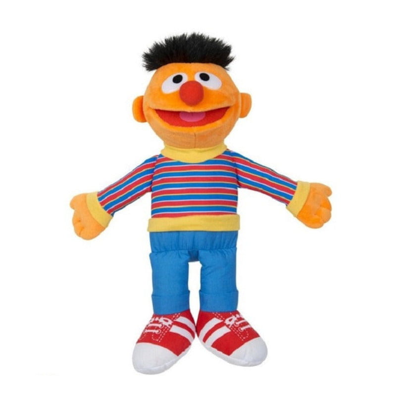 Sesamstraat Ernie knuffel - pluche - 29/38 cm - pop