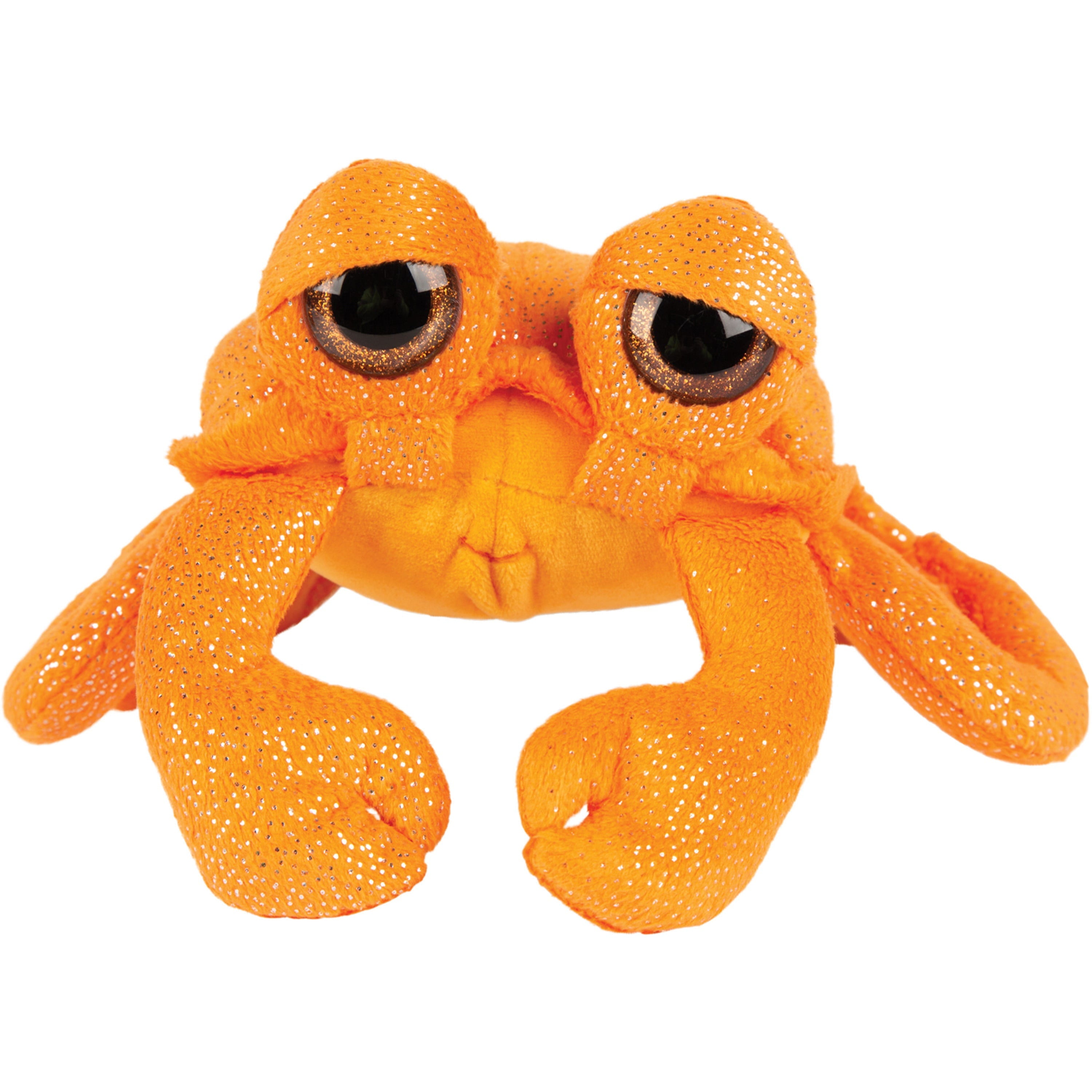 Suki Gifts krab knuffel - pluche - oranje - 23 cm