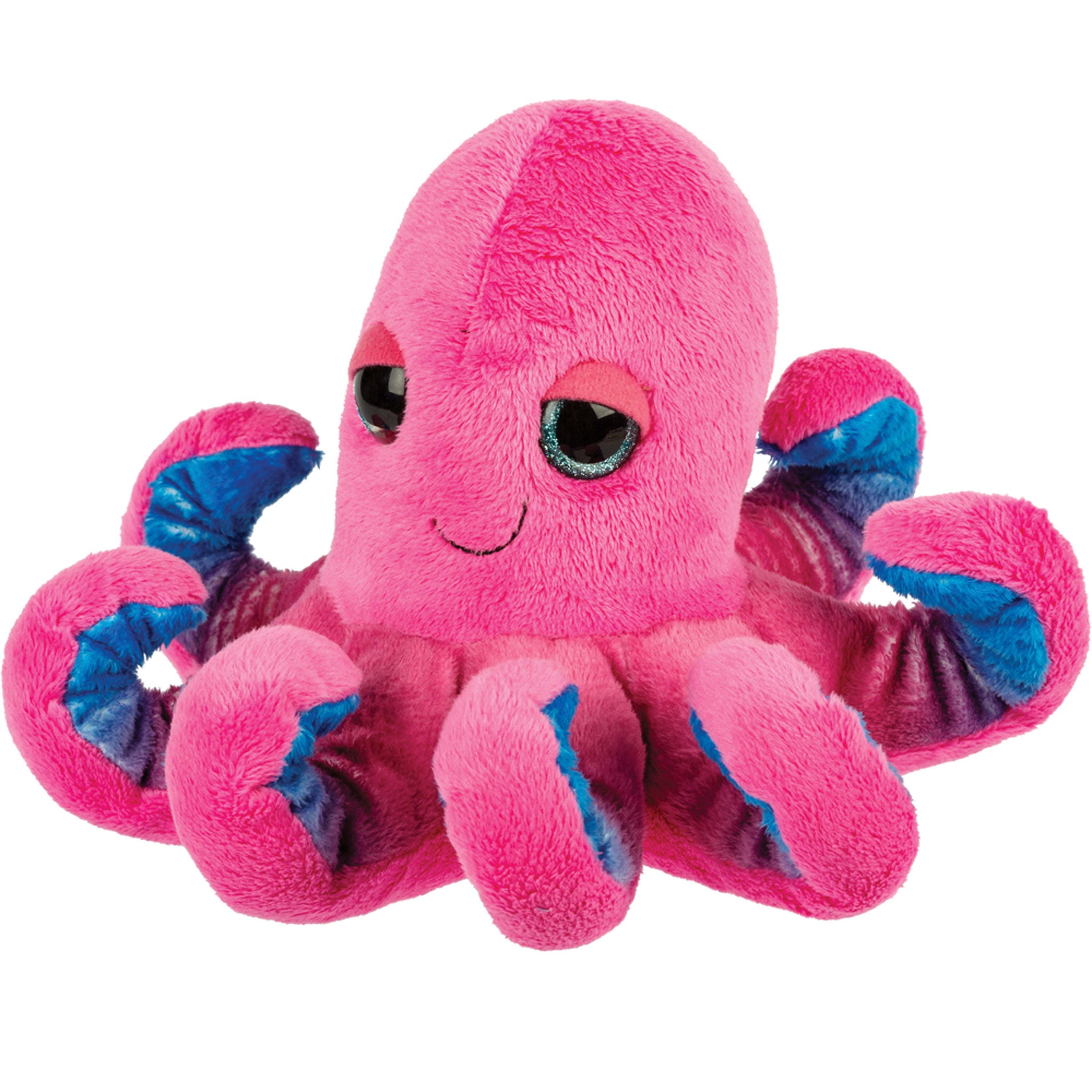Suki Gifts inktvis knuffel - pluche - roze - 22 cm