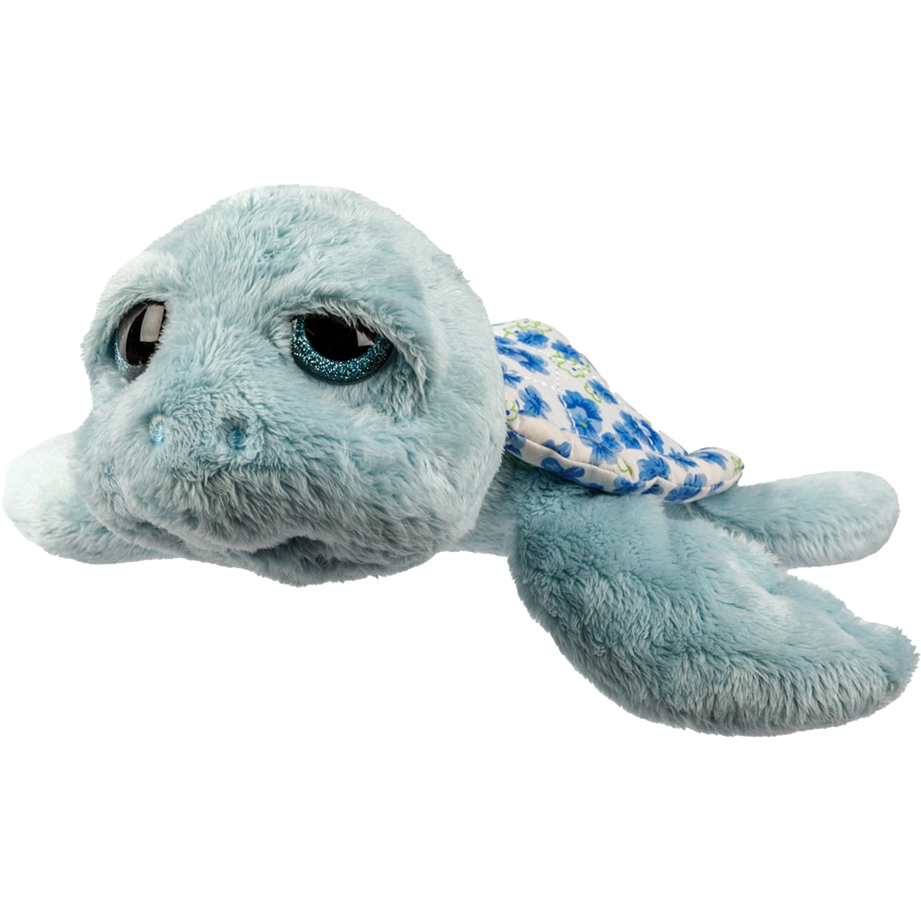 Suki Gifts Jules zeeschildpad knuffel - pluche - blauw - 24 cm