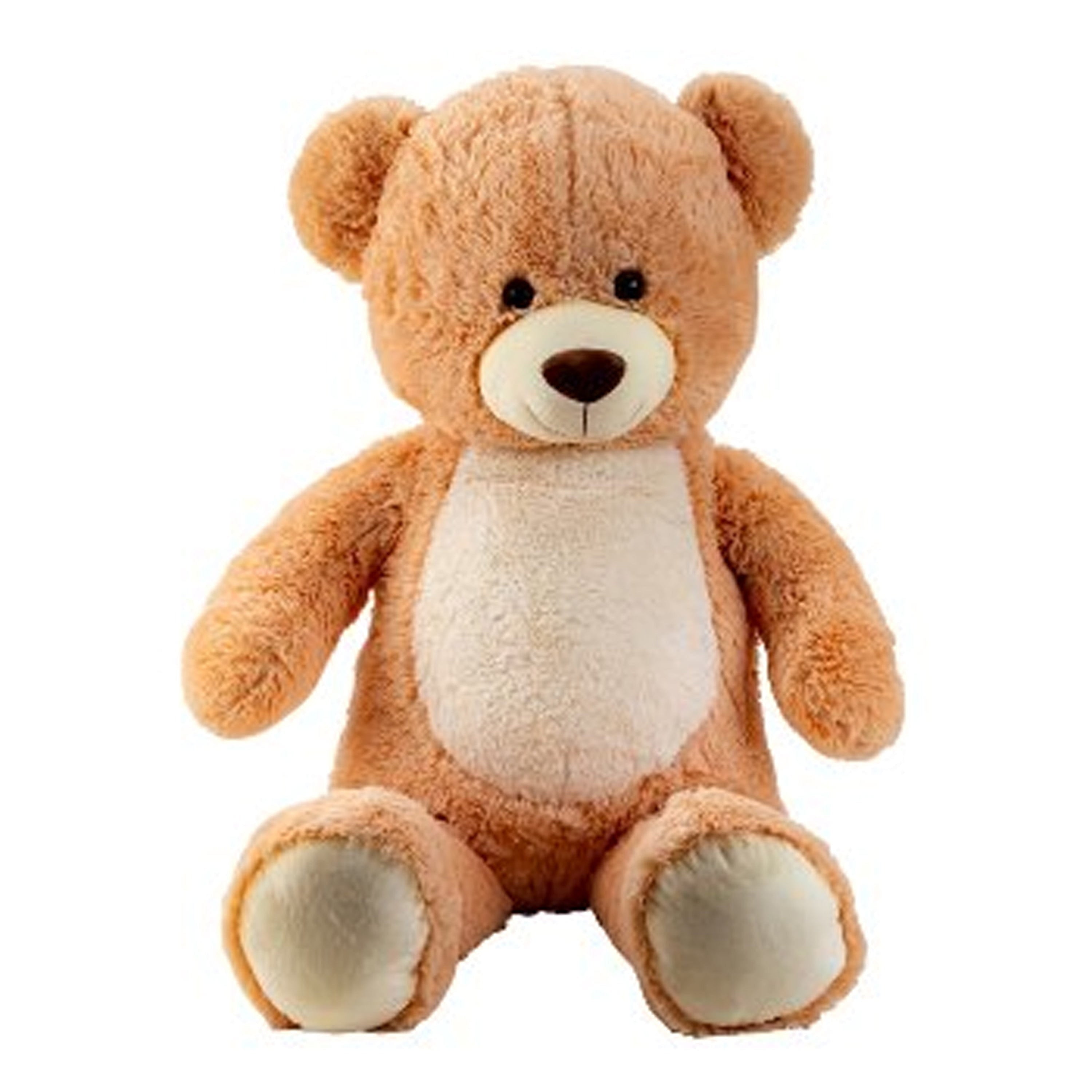 XL beer knuffel - zachte pluche - bruin - 100 cm