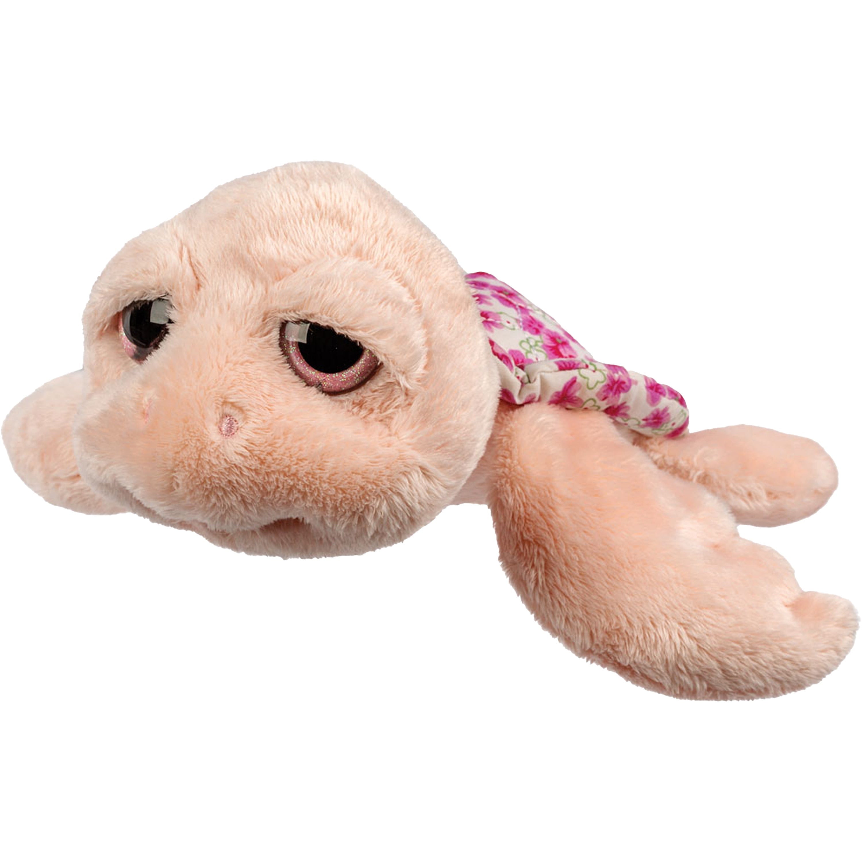Suki Gifts Jules zeeschildpad knuffel - pluche - roze - 24 cm