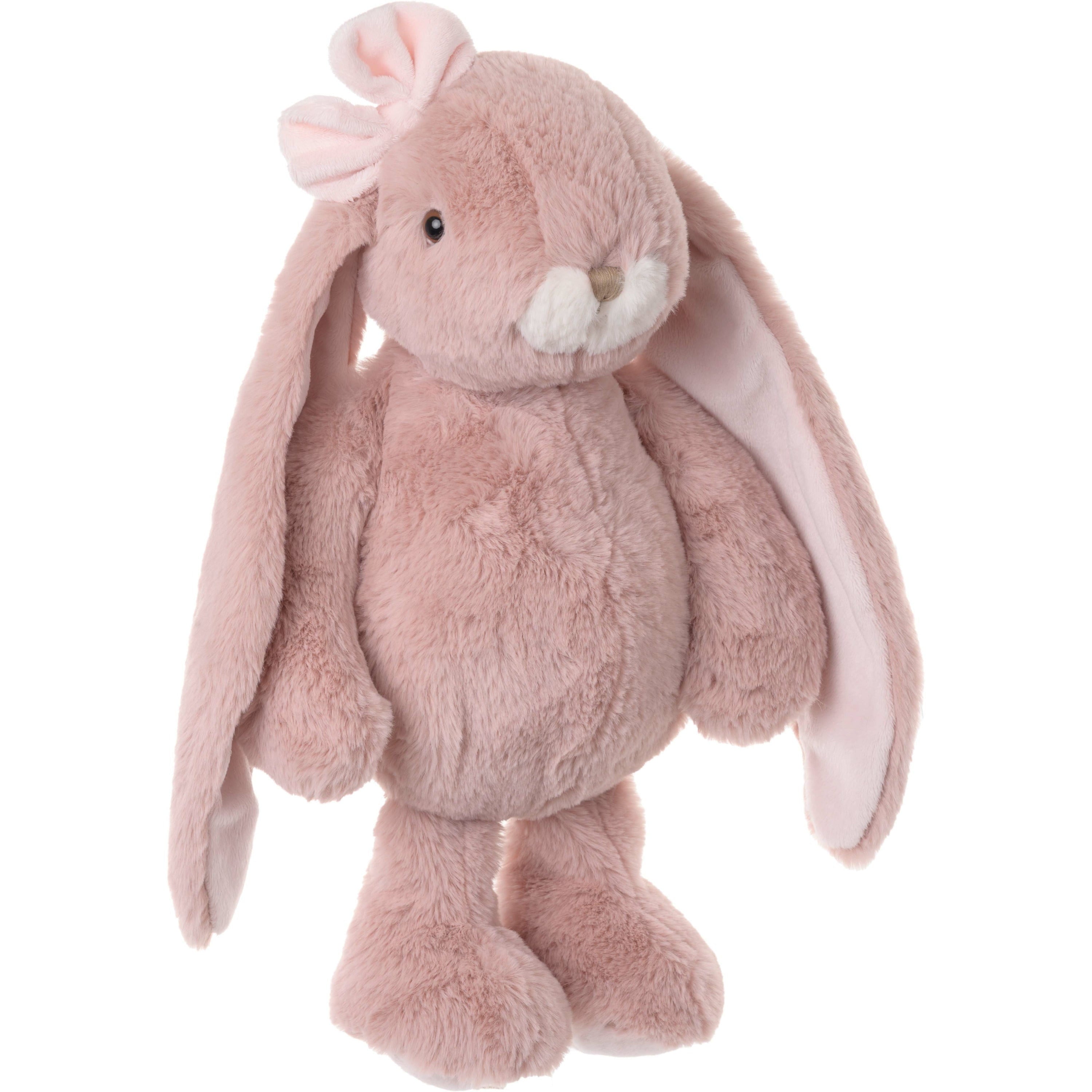 Bukowski konijn knuffel - oud roze - staand - 40 cm