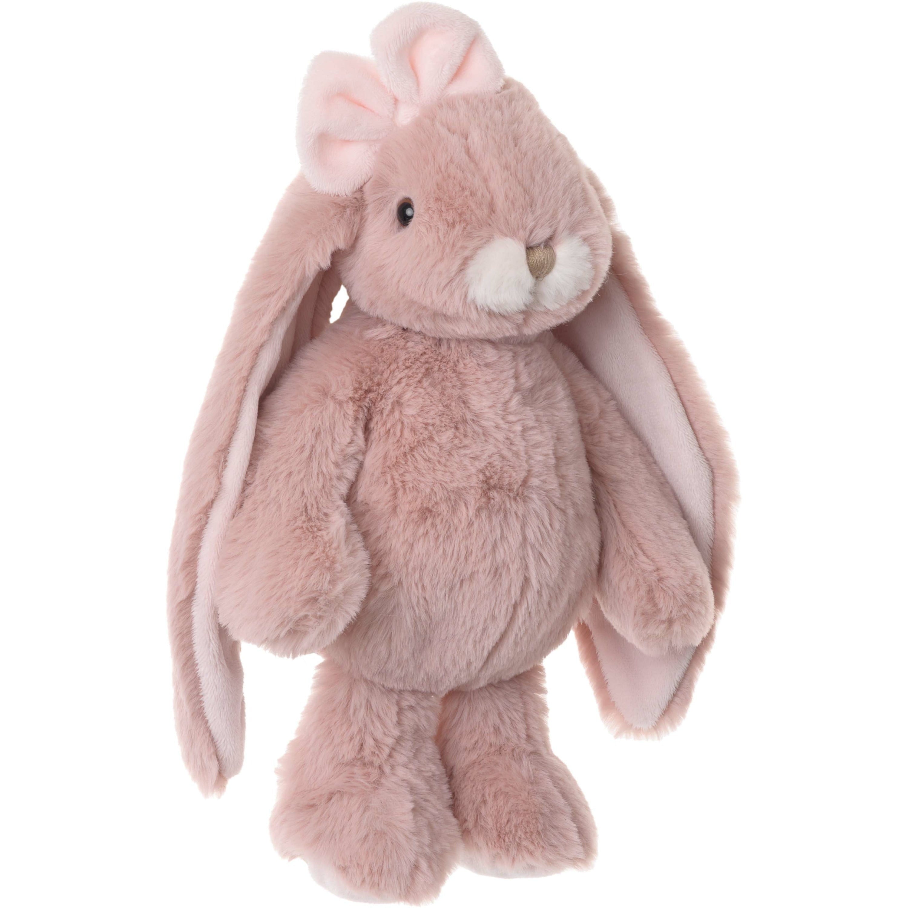 Bukowski konijn knuffel - oud roze - staand - 30 cm