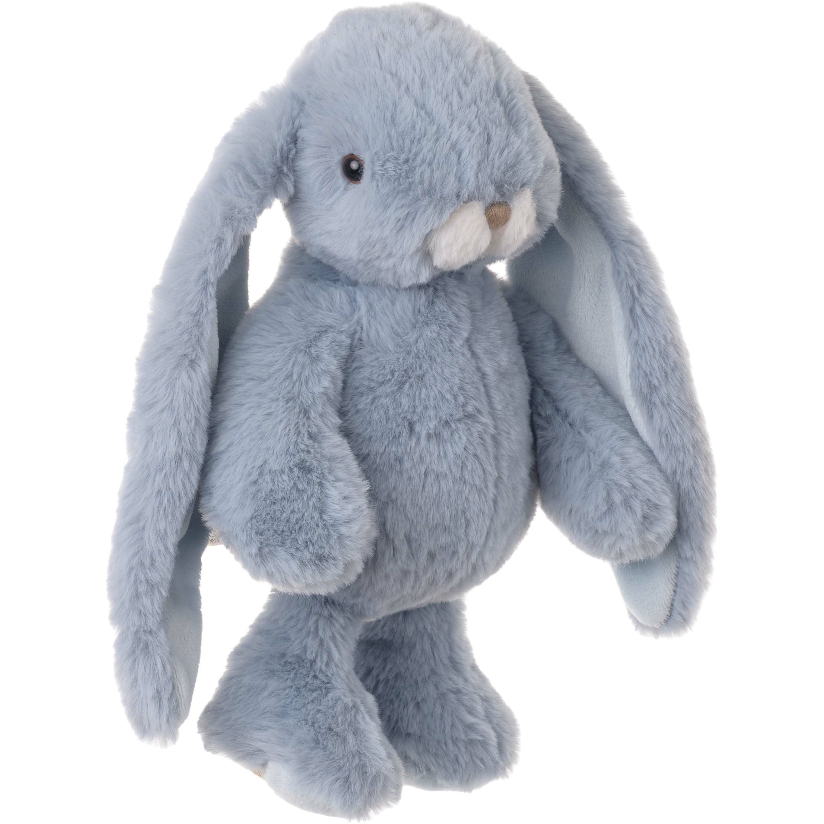 Bukowski konijn knuffel - lichtblauw - staand - 30 cm