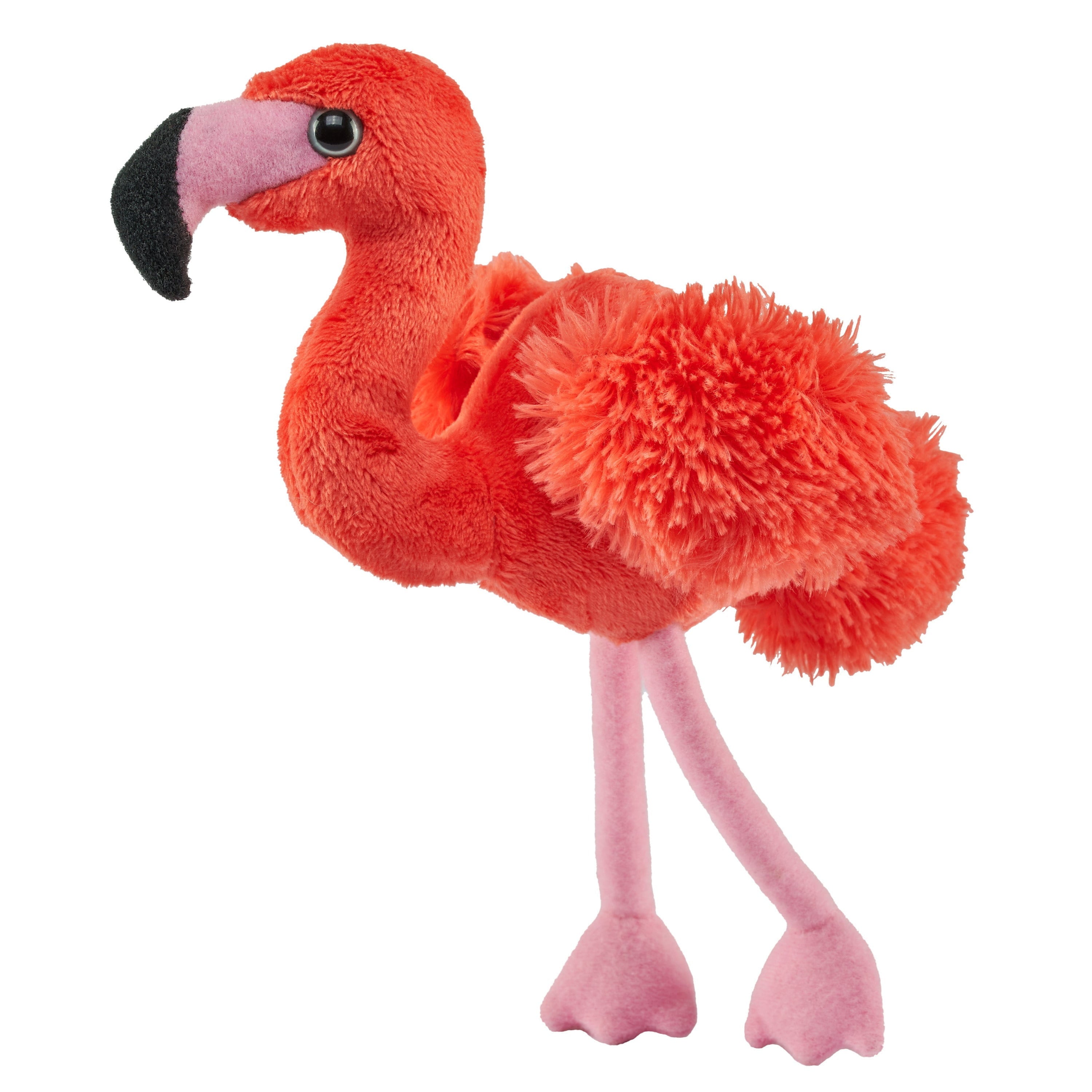 Wild Republic flamingo knuffel - pluche - roze - 13 cm