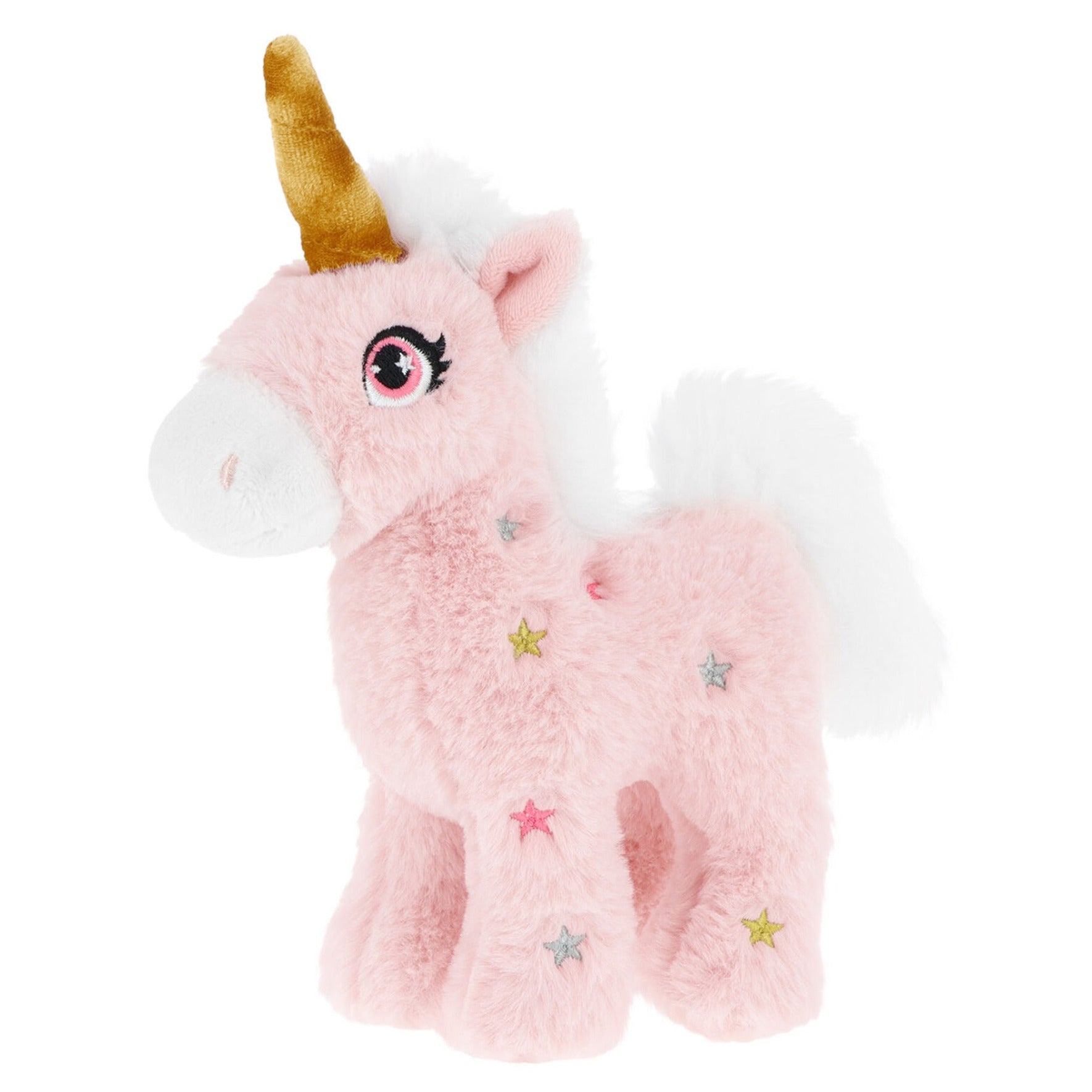 Pluche kat knuffel - extra lange armen en benen - roze - 50 cm