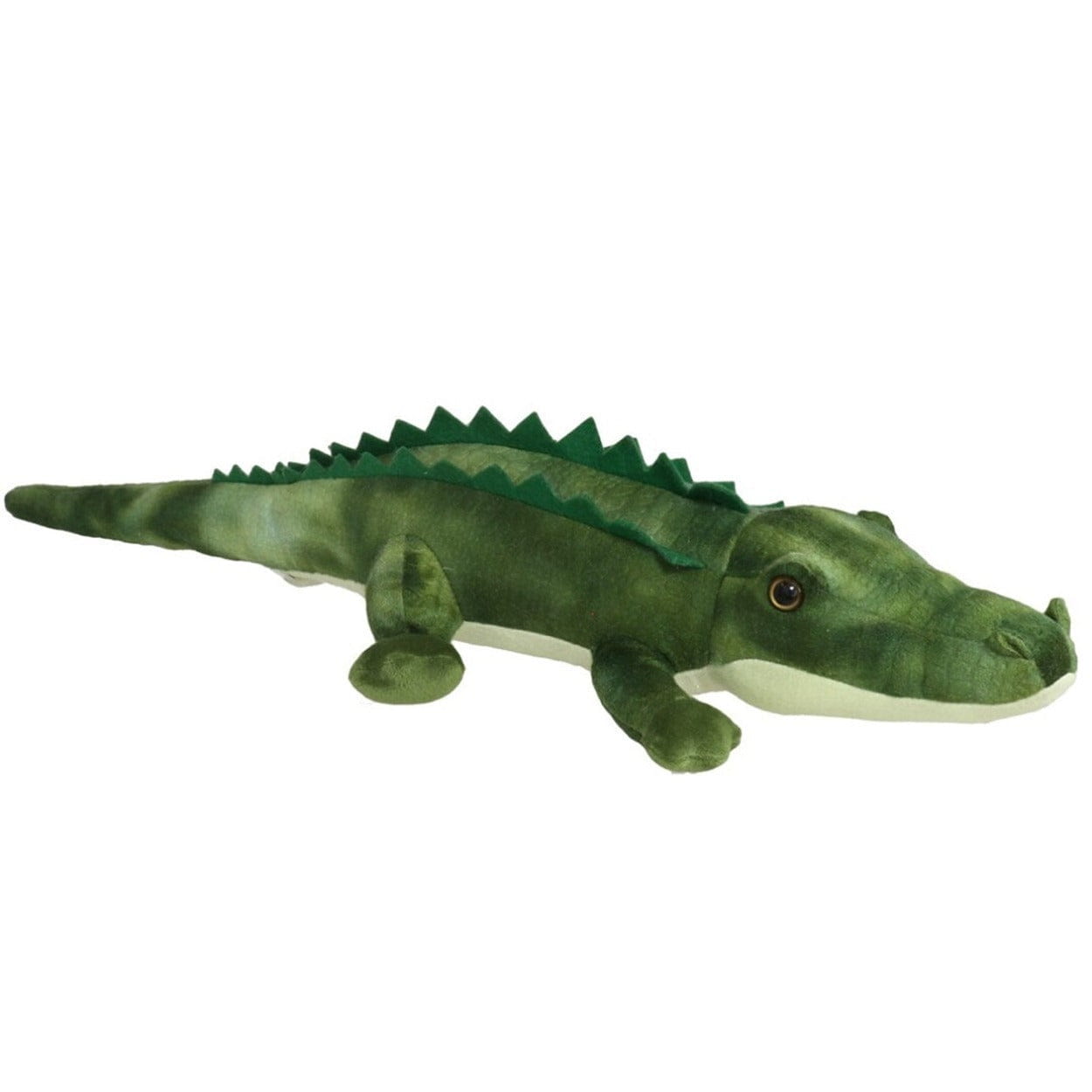 Krokodil knuffel - pluche - groen - 85 cm - extra groot