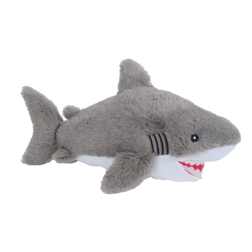 Sandy Witte Haai knuffel - pluche - 33 cm - dierenknuffel