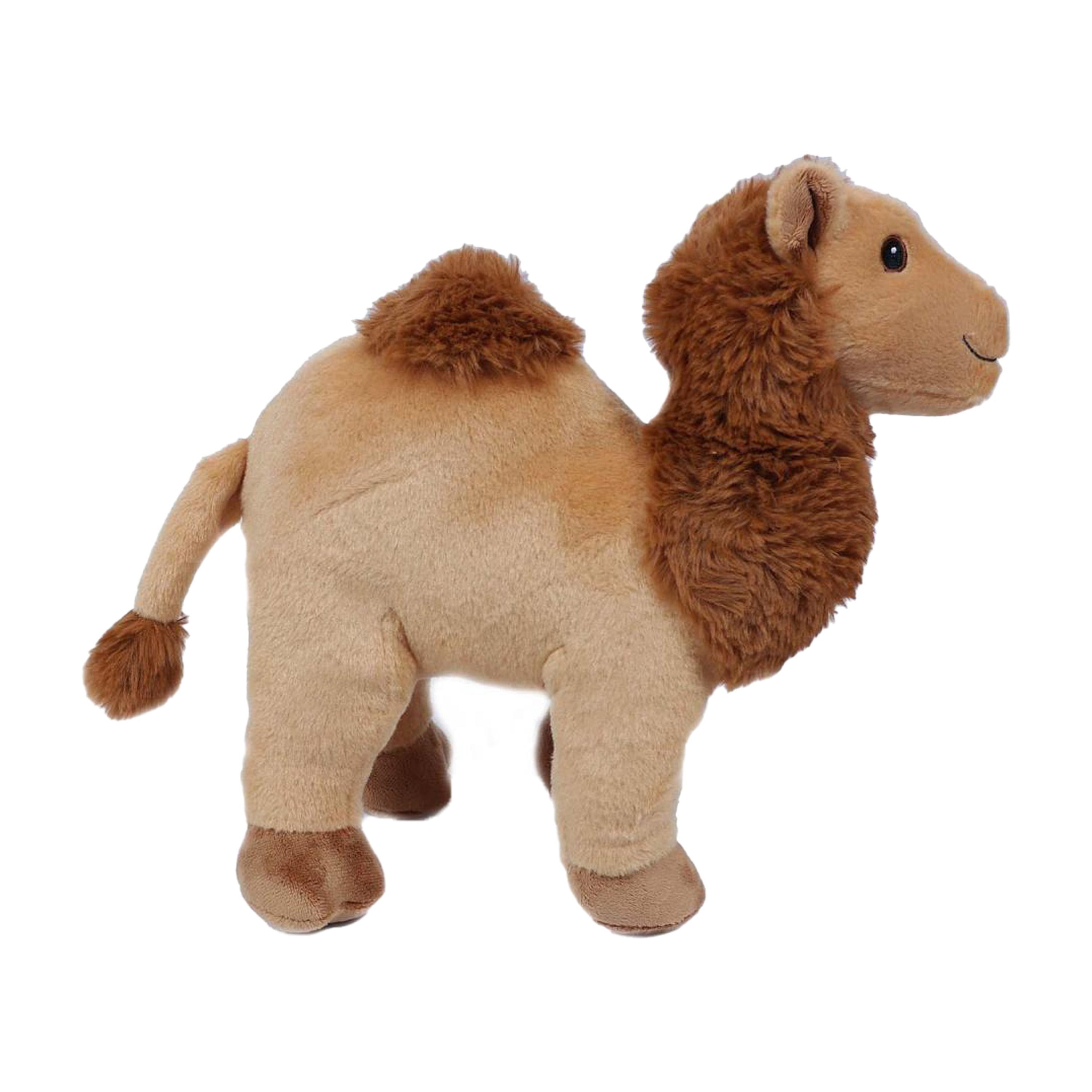Dromedaris knuffel - pluche - lichtbruin - 32 cm
