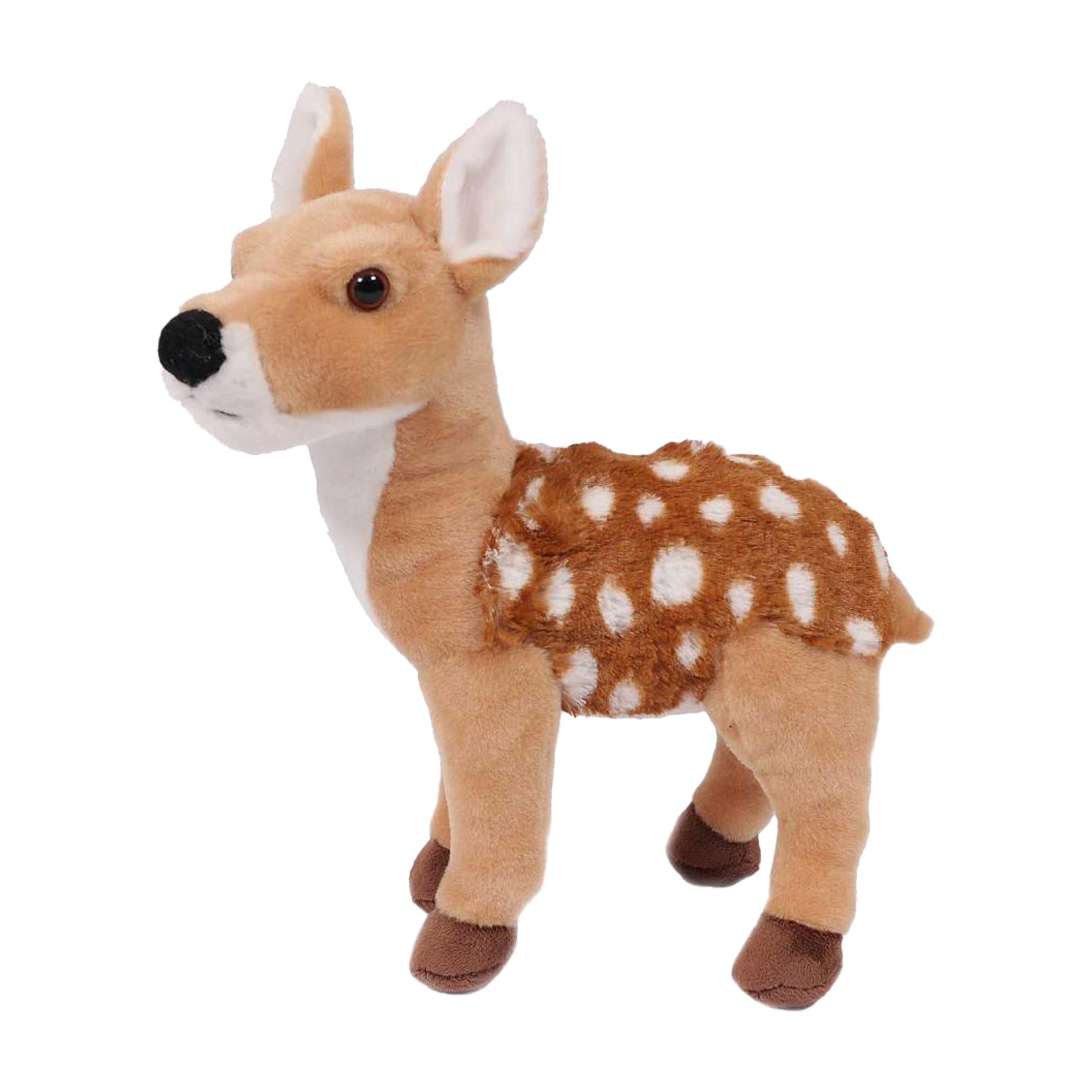 Hertje knuffel - pluche - lichtbruin - 25 cm - dierenknuffel