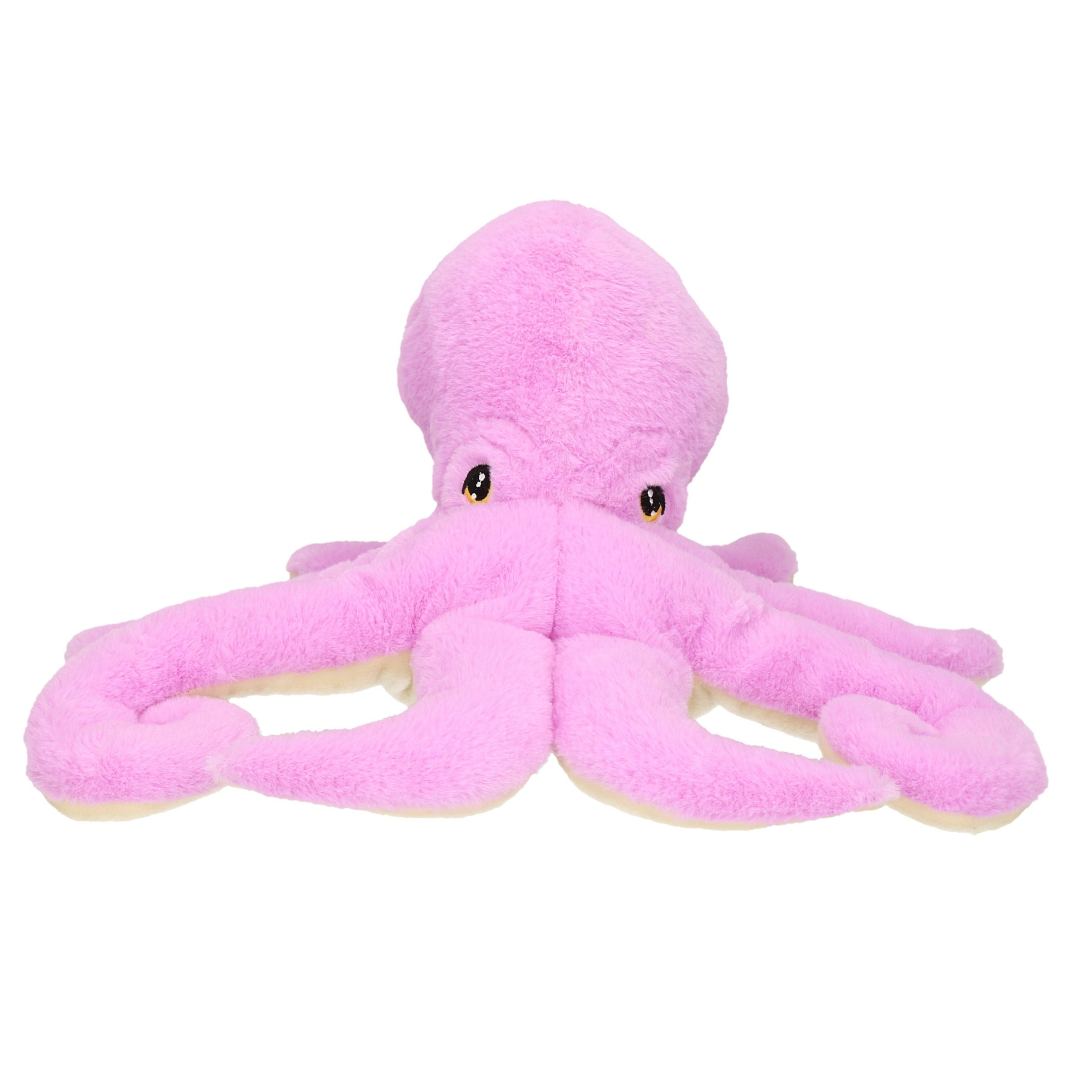 Vlinder knuffel geel - pluche - 21 cm - met lus
