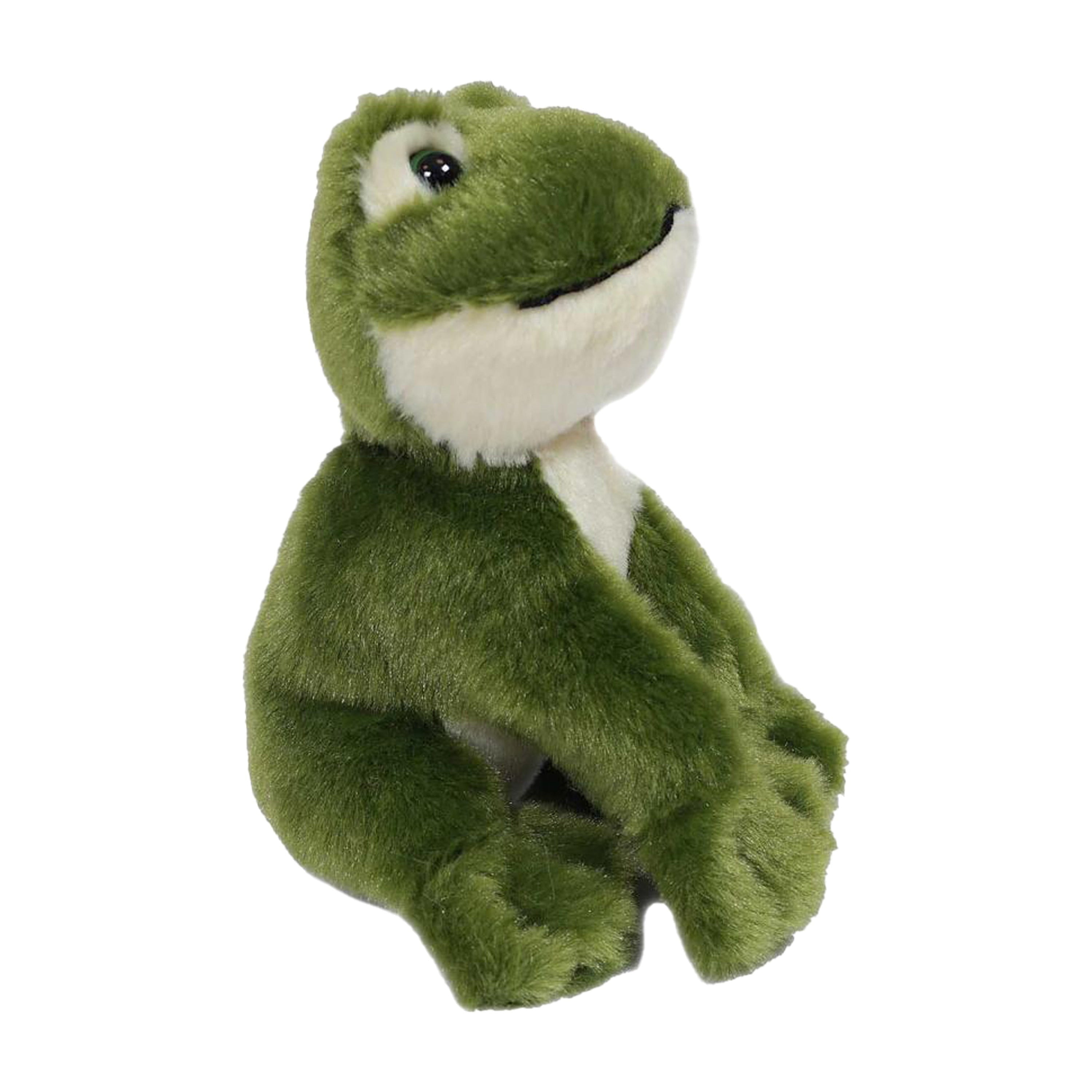 Groene kikker knuffel - pluche - 12 cm - dierenknuffel