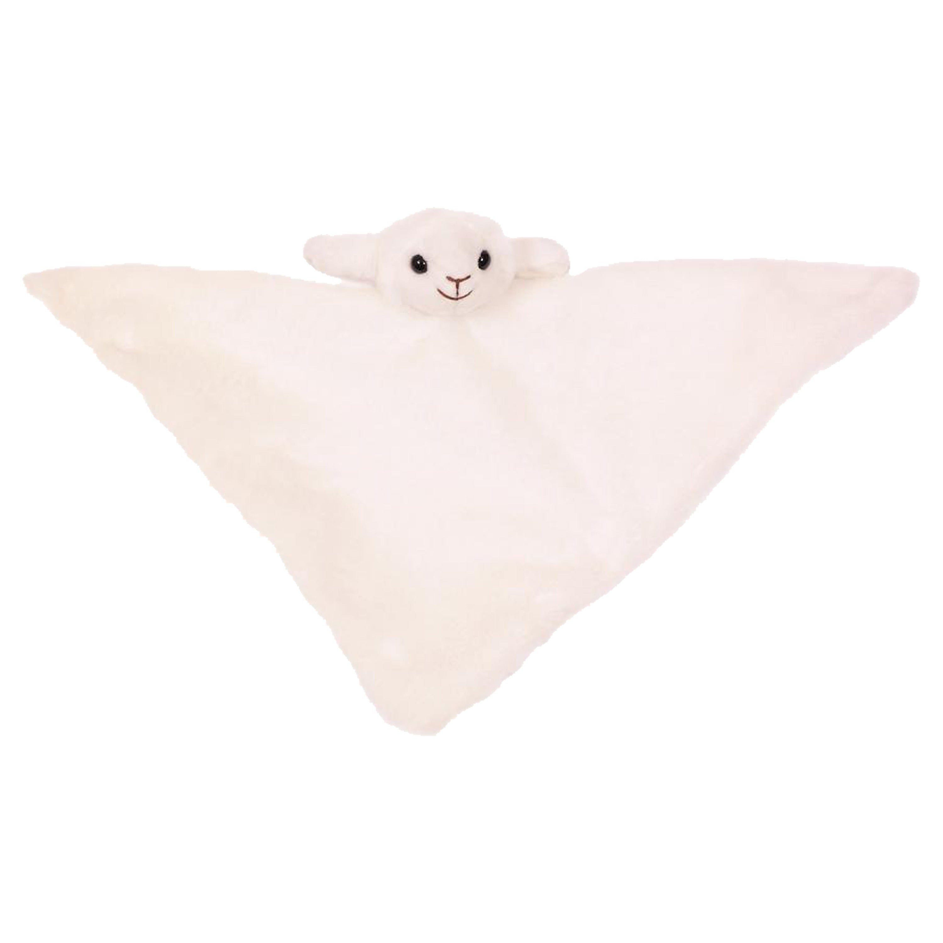 Schaap knuffel - zachte pluche - wit - 45 cm - tutteldoekje