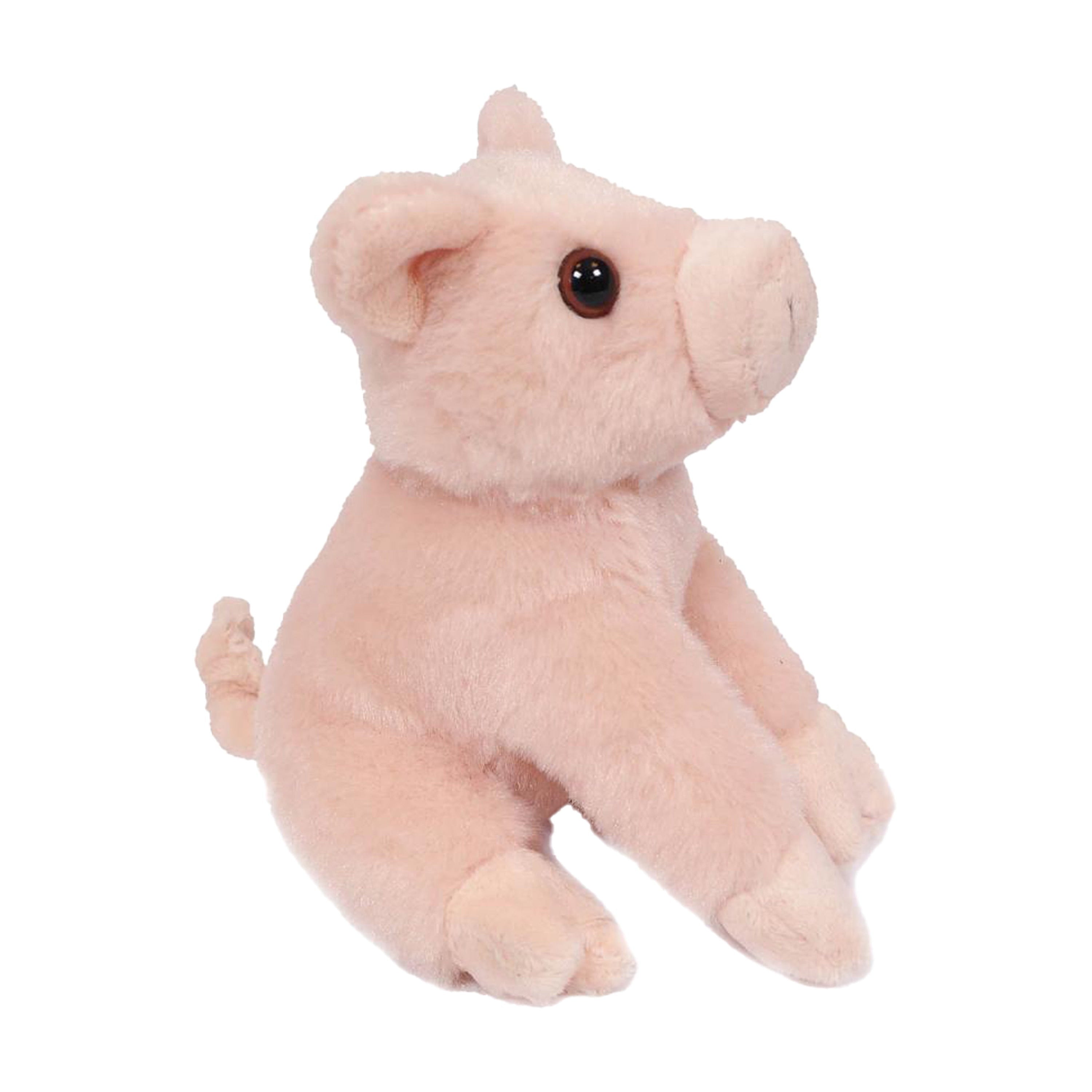 Varken knuffel - zachte pluche - roze - 12 cm - premium kwaliteit