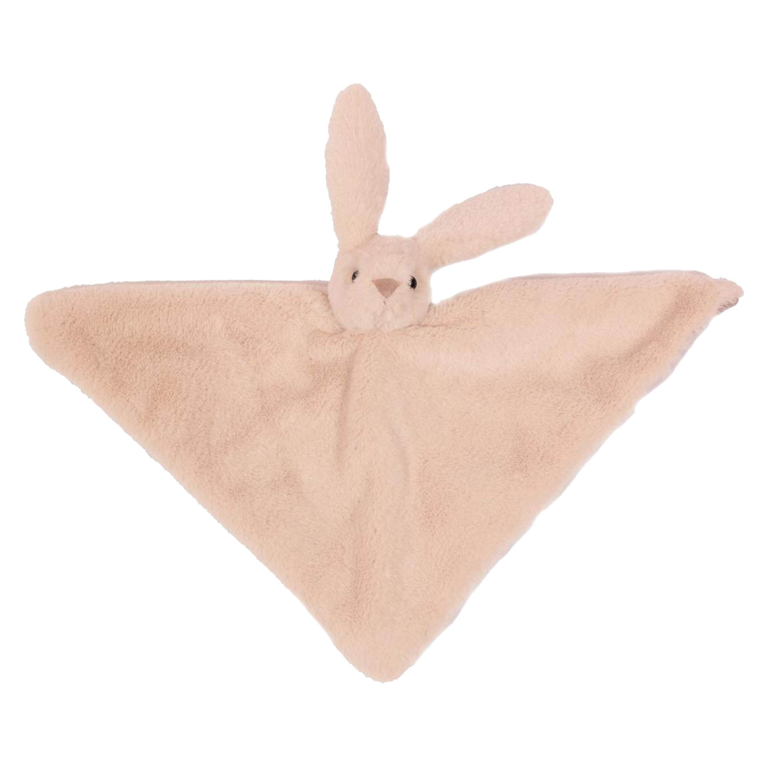 Knuffeldier konijn - pluche - roze - 45 cm