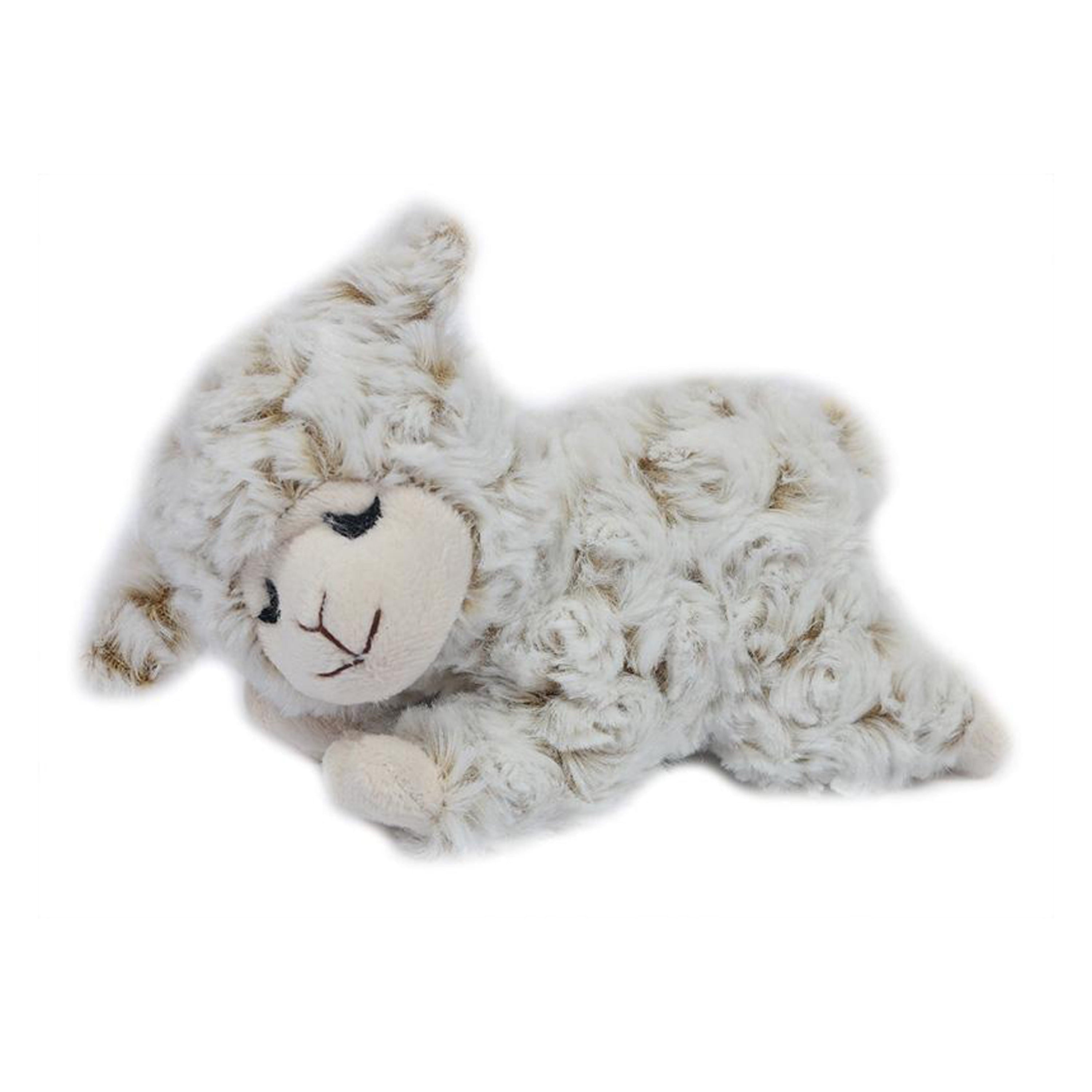 Schaap/lammetje knuffel - pluche - wit - 17 cm