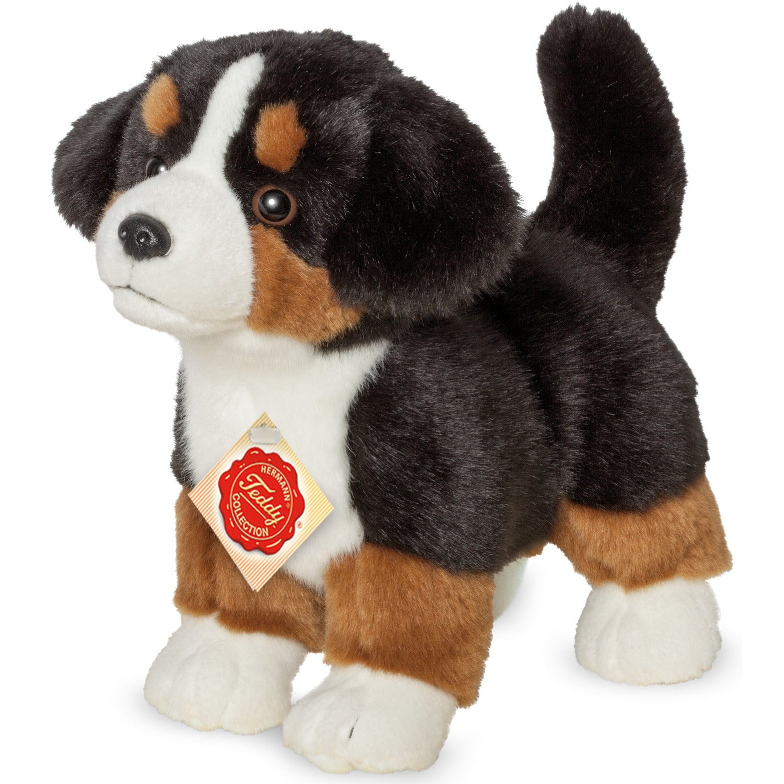 Berner Sennen knuffel hond - pluche - 23 cm - multi kleuren