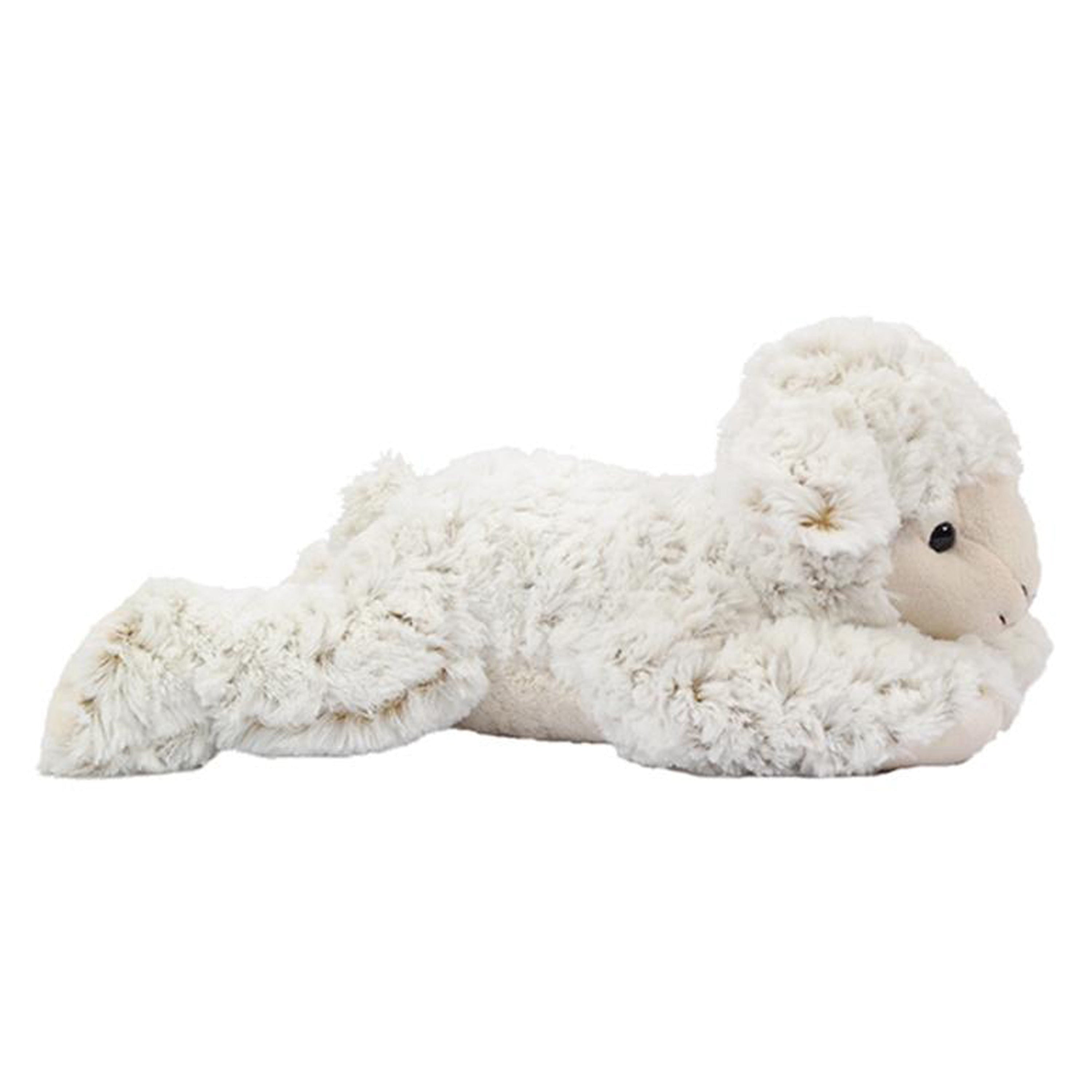 Schaap/lammetje knuffel - zachte pluche - wit - 37 cm