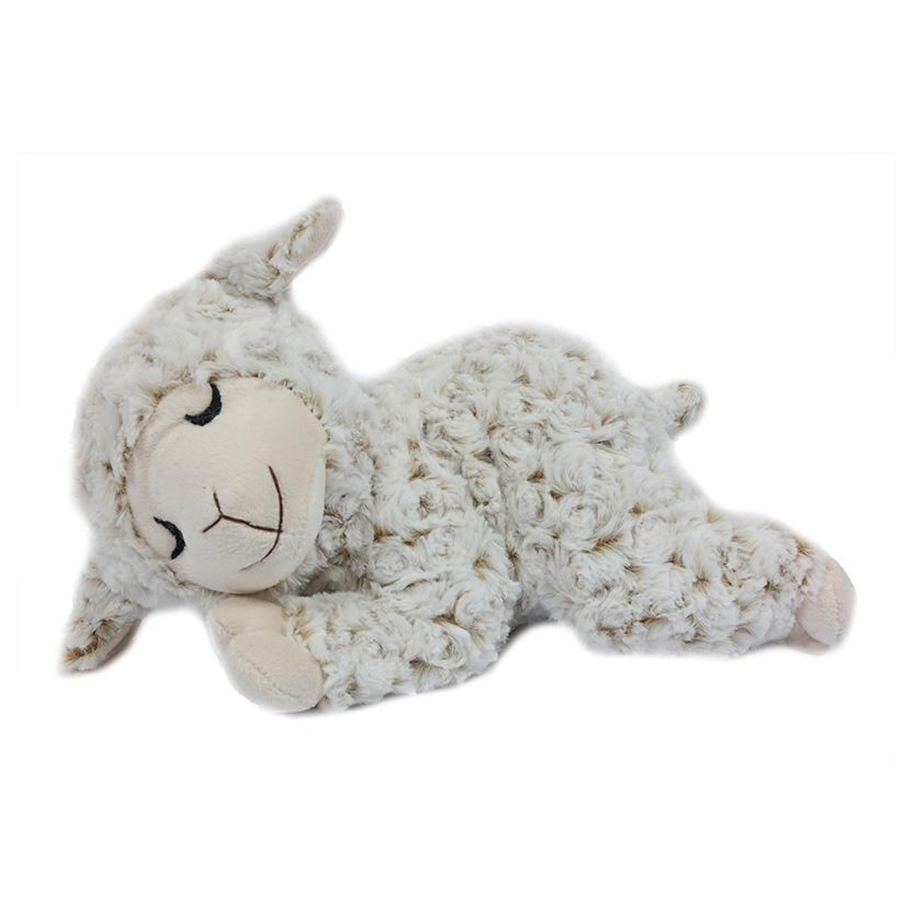 Schaap/lammetje knuffel - pluche - wit - 28 cm