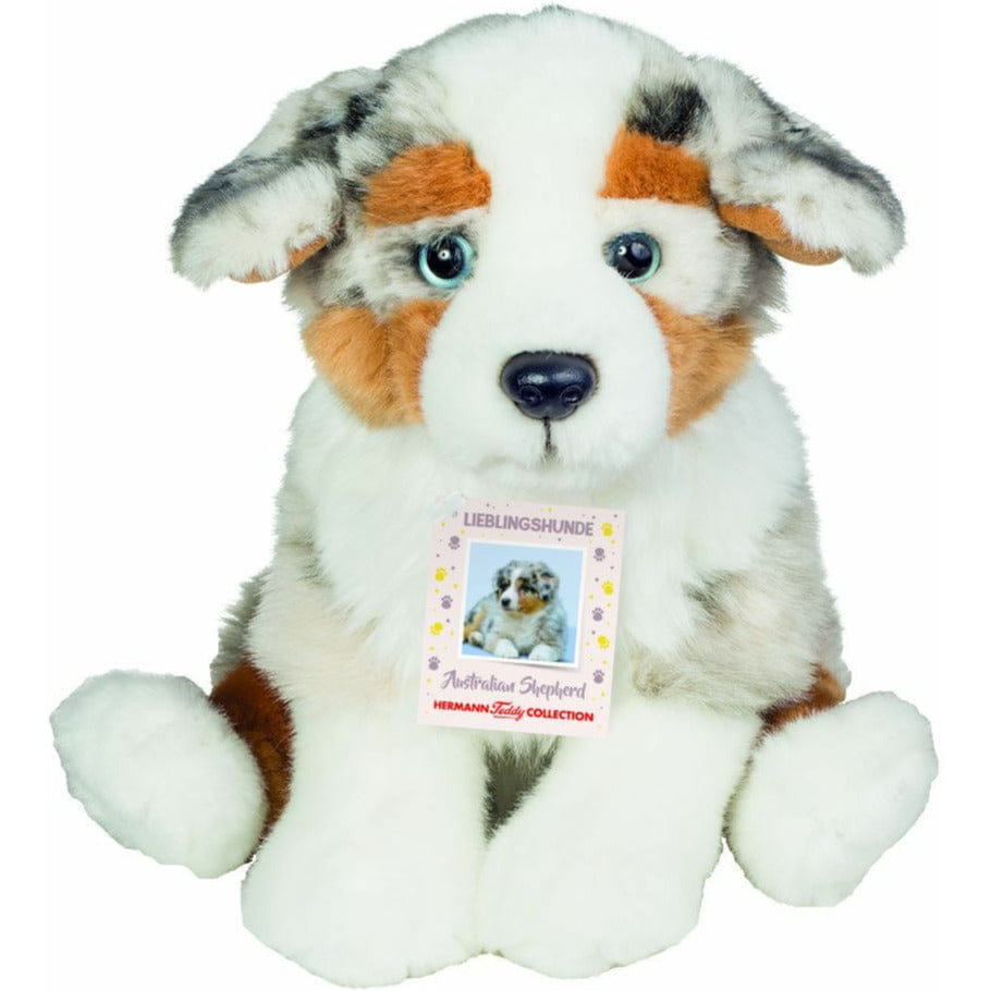 Australische herder pup knuffel - pluche - 22 cm - hond