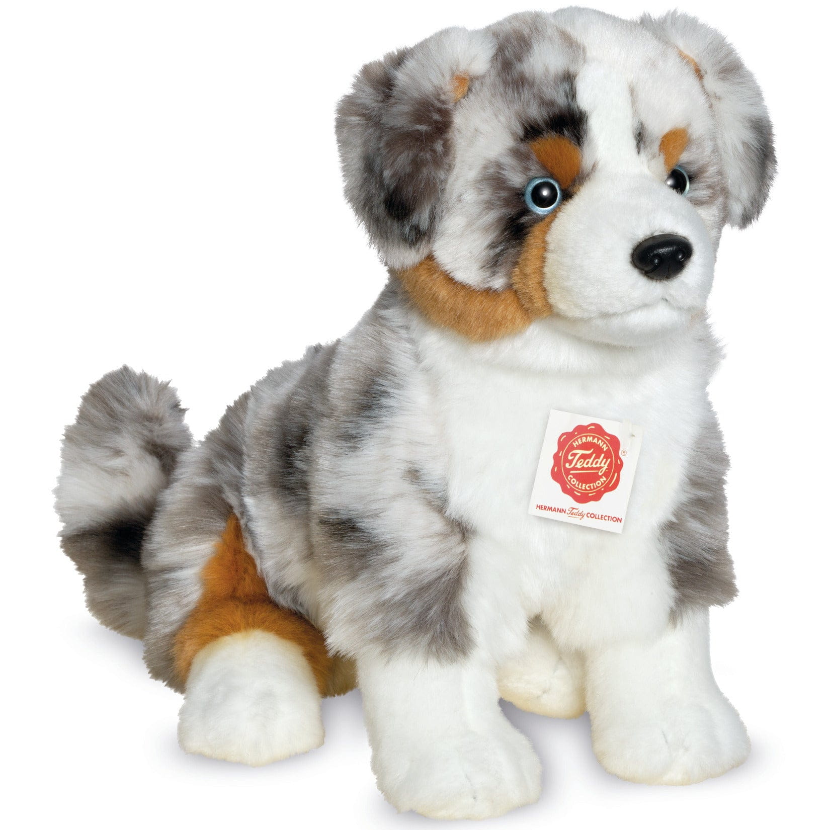 Hermann Teddy Australische herder knuffel - pluche - 30 cm