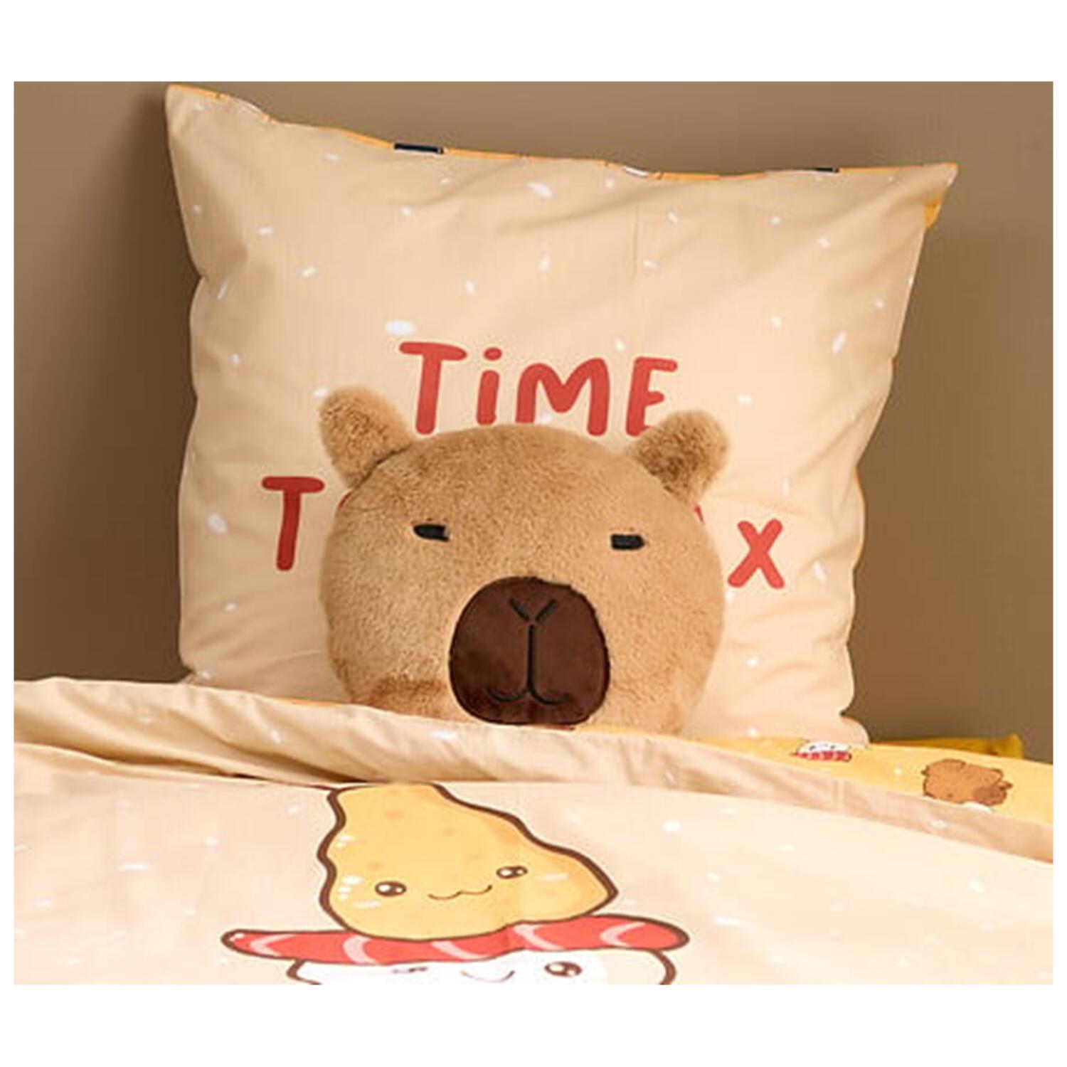 Wilde eend knuffel - pluche - bruin/groen - 24 cm