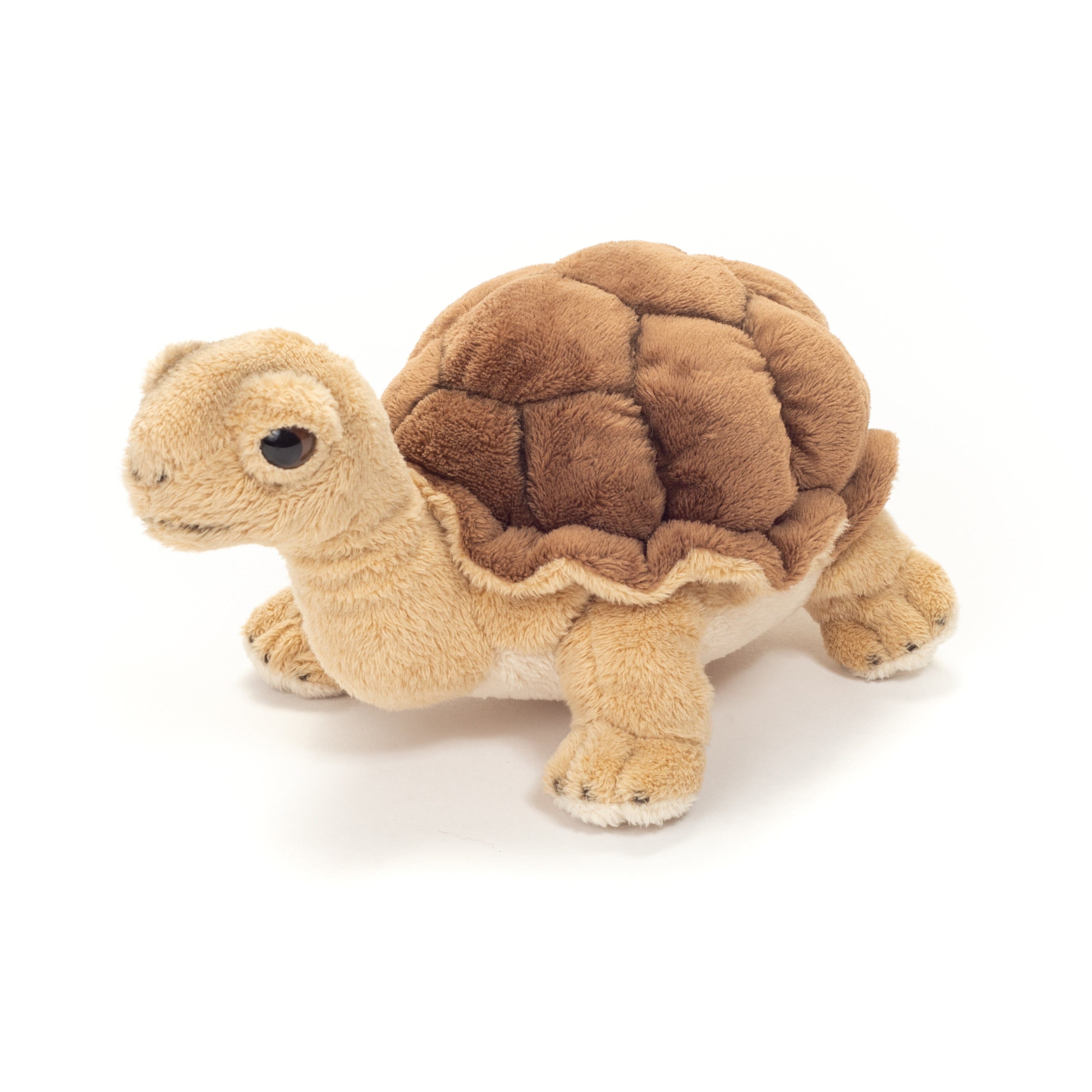 Schildpad knuffel - pluche - bruin - 20 cm