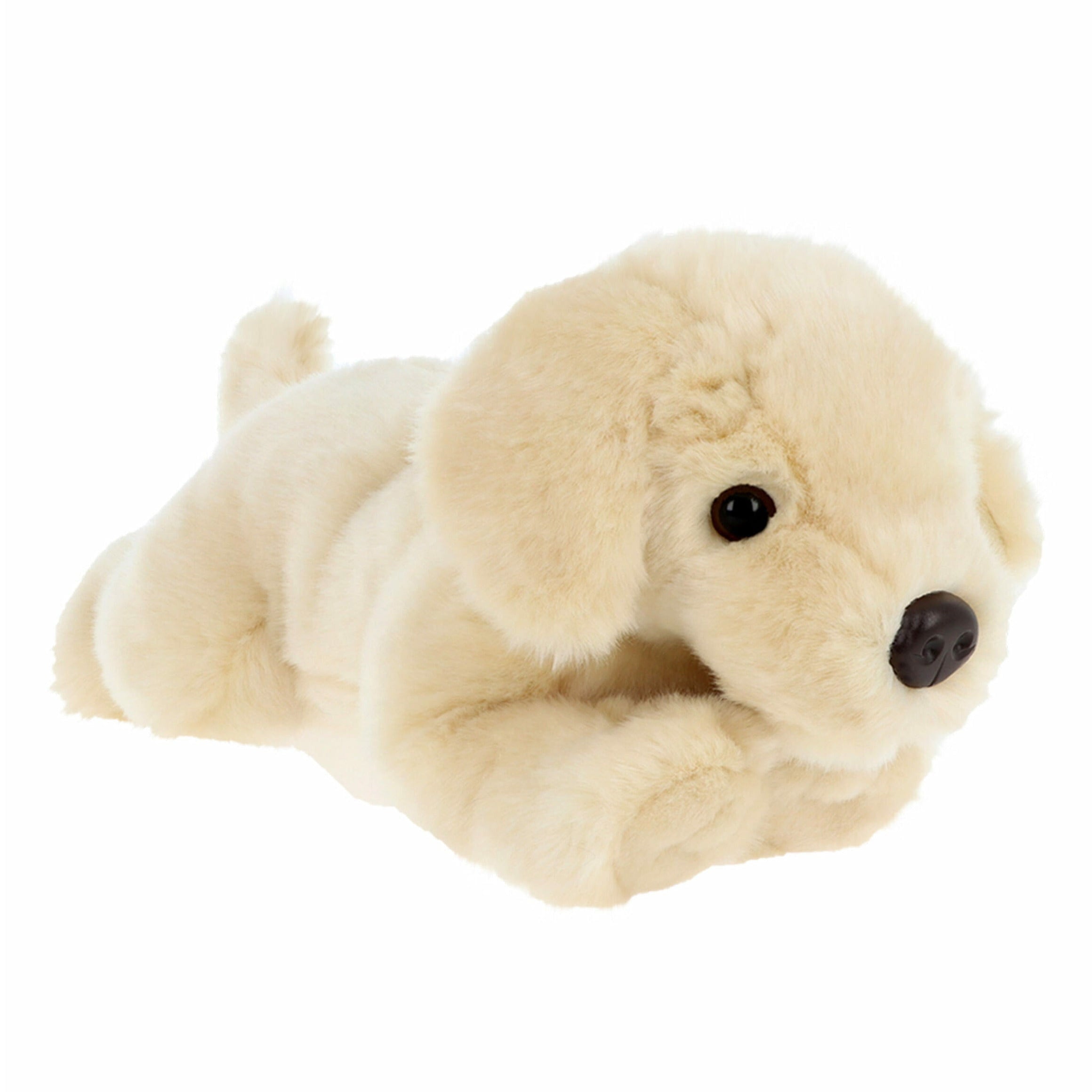 Labrador puppy knuffel - pluche - beige - 35 cm