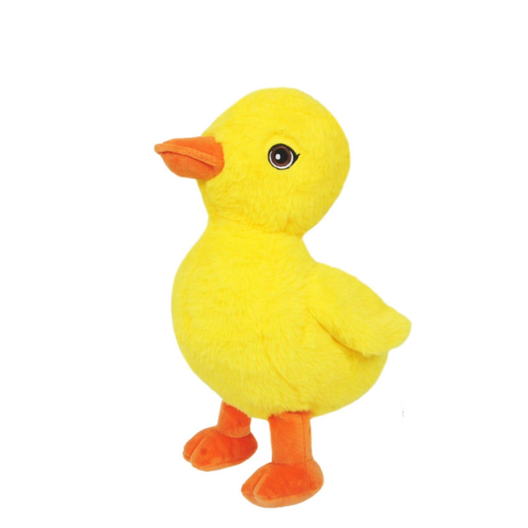 Sandy eendenkuiken knuffel - pluche - 24 cm - geel - babyknuffel