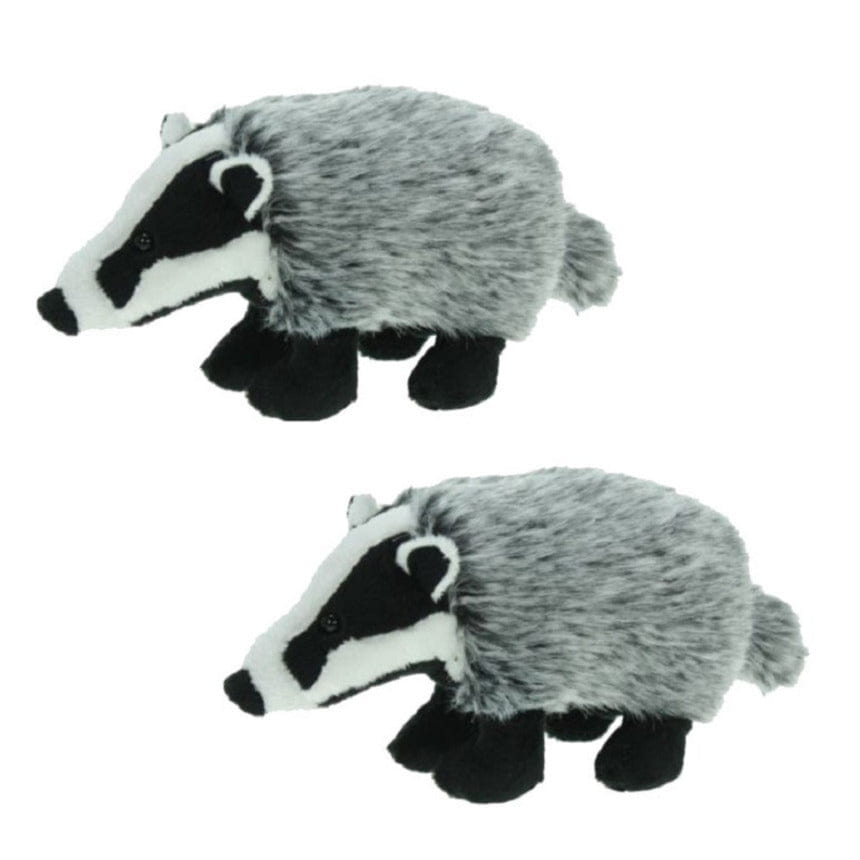 Pluche das knuffel - 2 stuks - 24 cm - zacht speelgoed