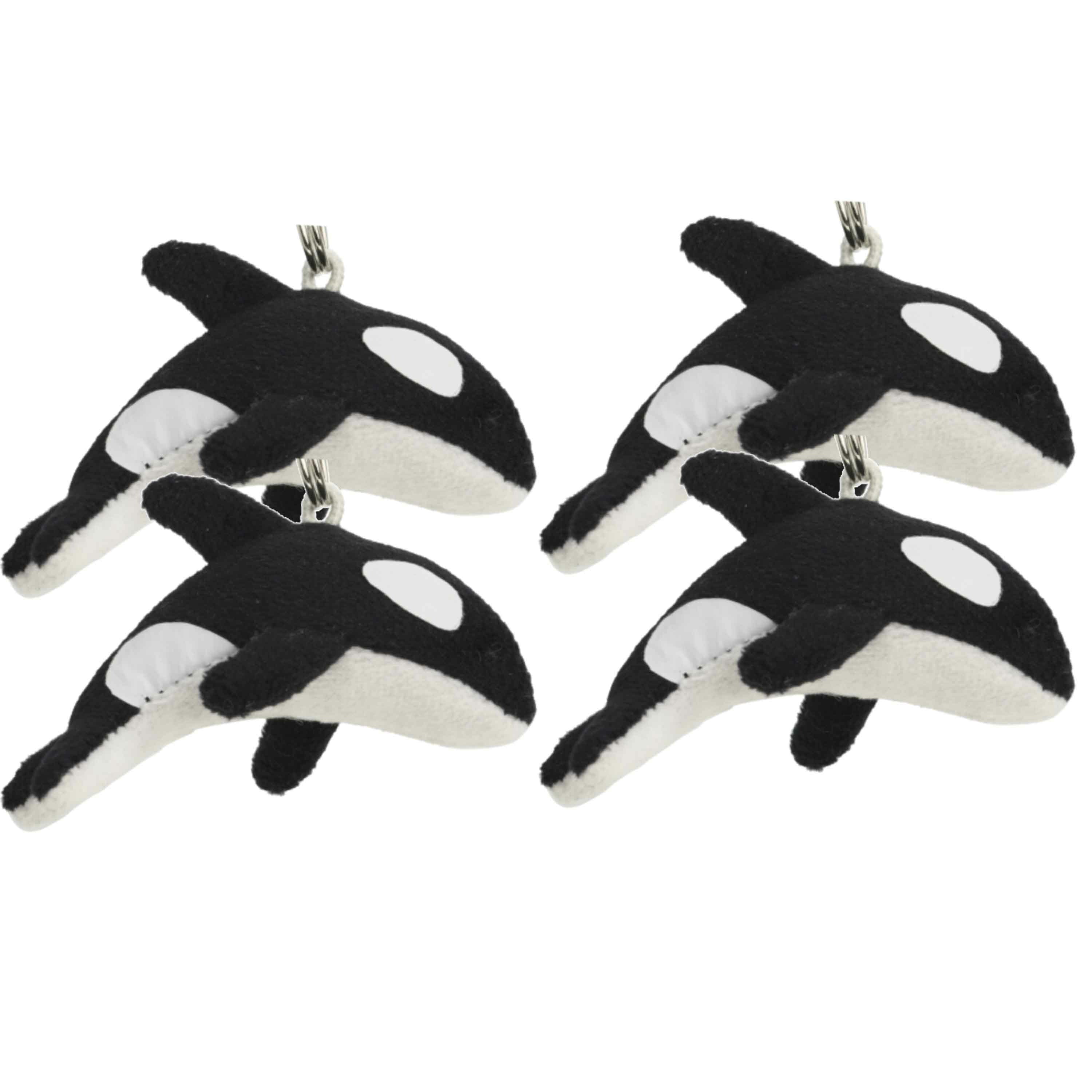 Pluche teddybeer sleutelhanger - groen - 8 cm - knuffel