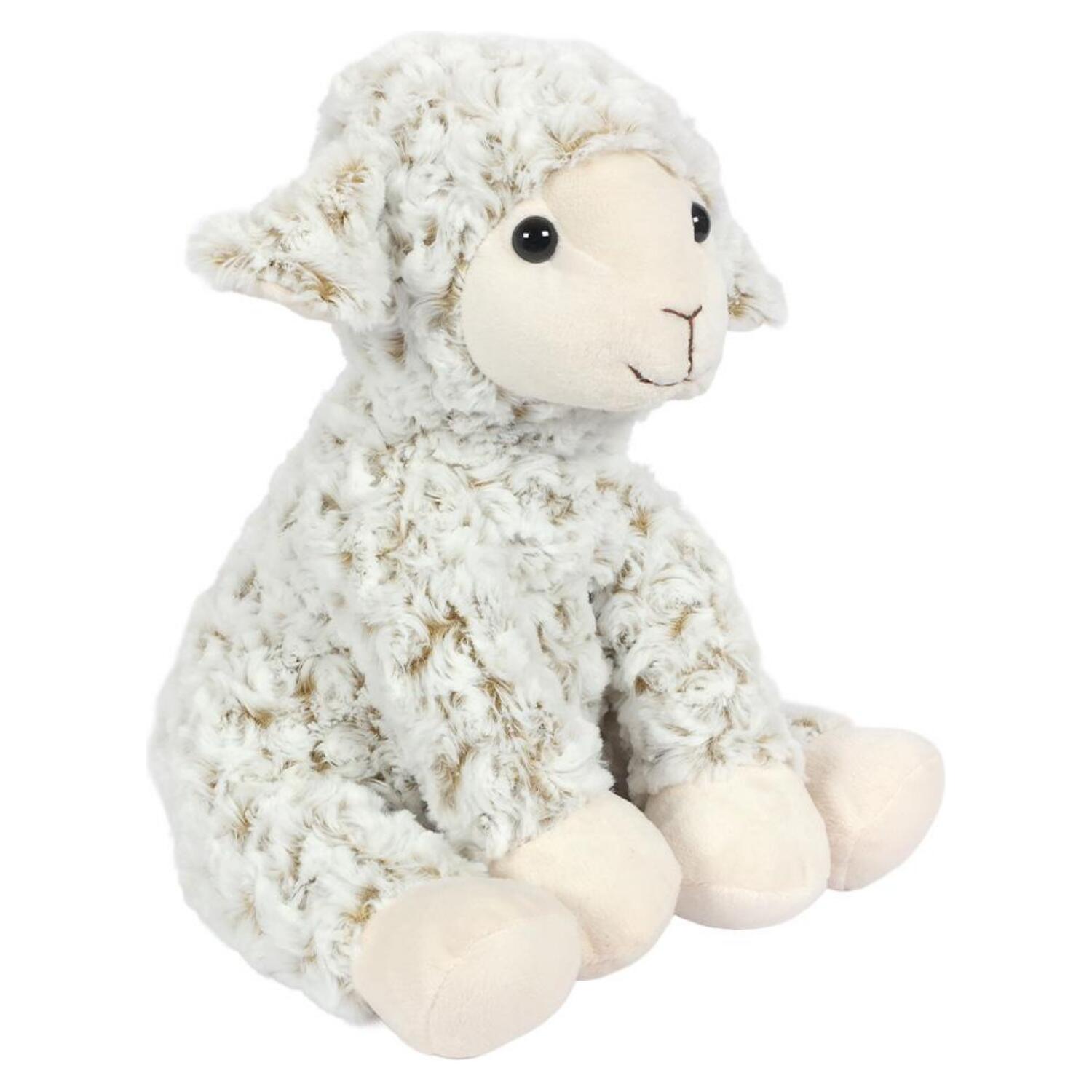 Schaap/lammetje knuffel - zachte pluche - wit - 33 cm