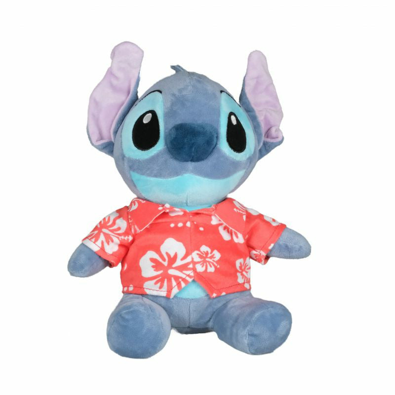Disney Stitch knuffel - pluche - rood shirt - 30 cm