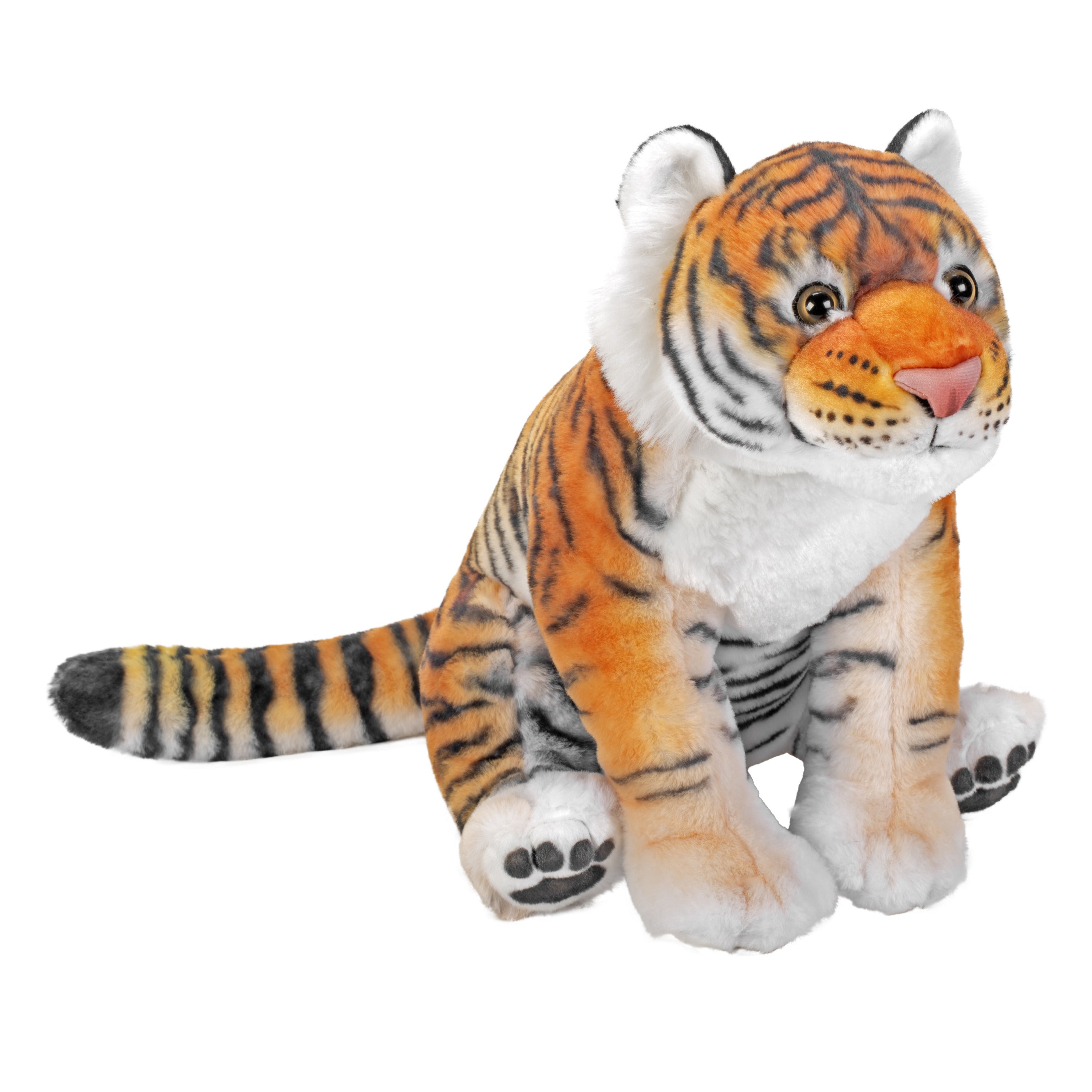 Wild Republic tijger knuffel - pluche - 30 cm - tijger - jungle dier - knuffeldier