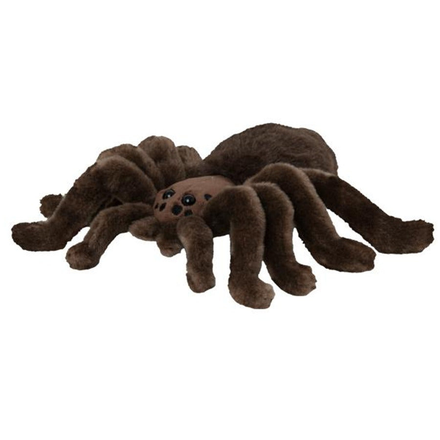 Nature Planet tarantula knuffel - pluche - bruin - 16 cm