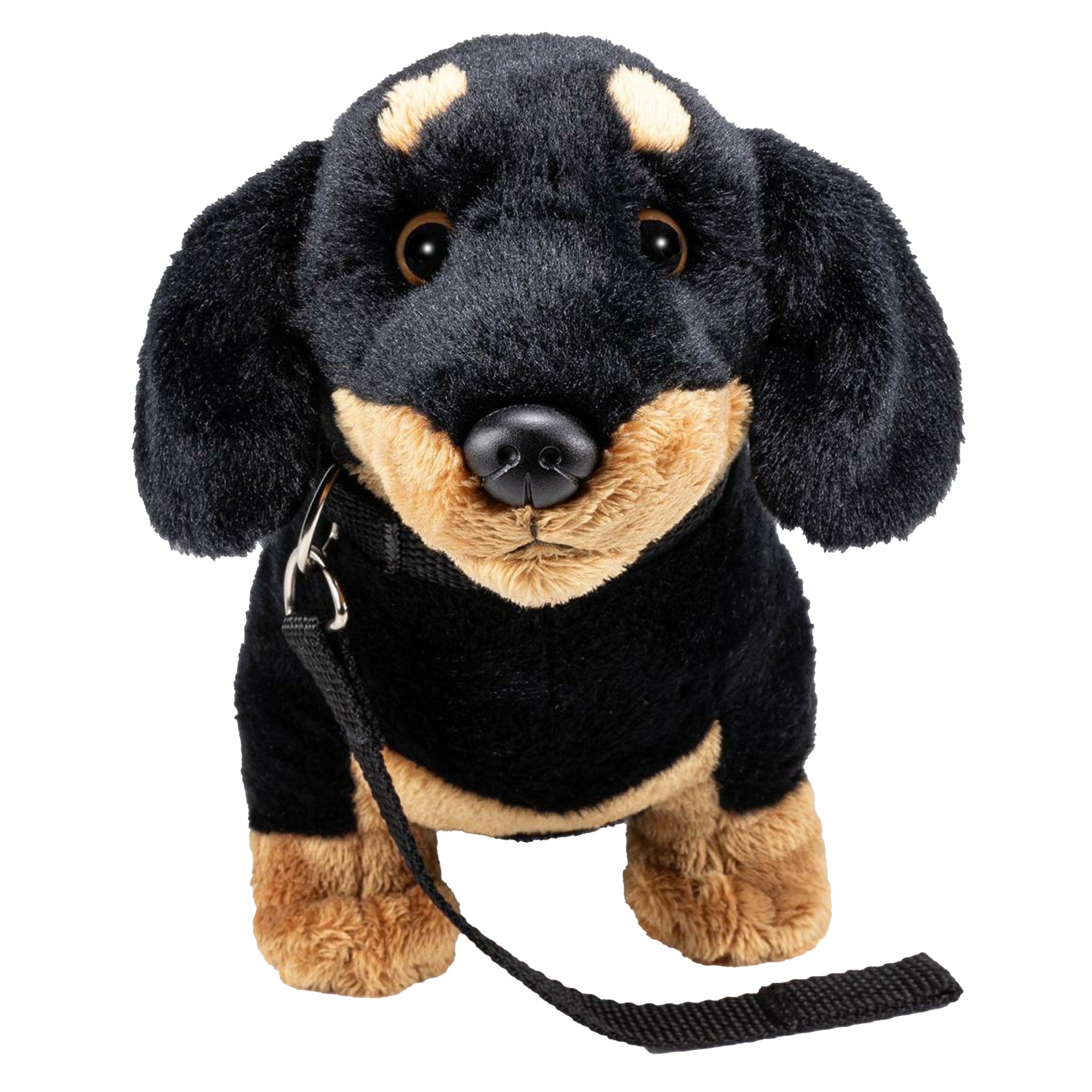 Teckel knuffel hond - pluche - 30 cm - zachte stof - cadeau